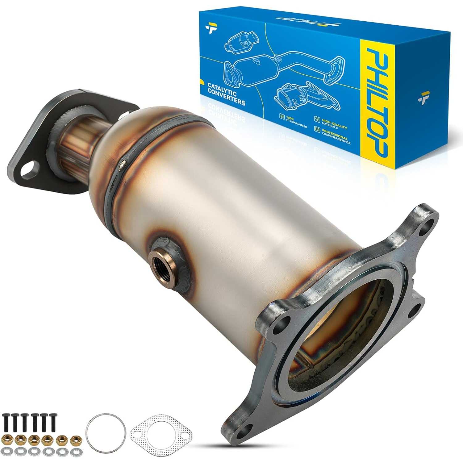 2007-2010 Ford Edge 3.5L V6 | Rear Catalytic Converter | OE#CY0120600A/16491 - PHILTOP