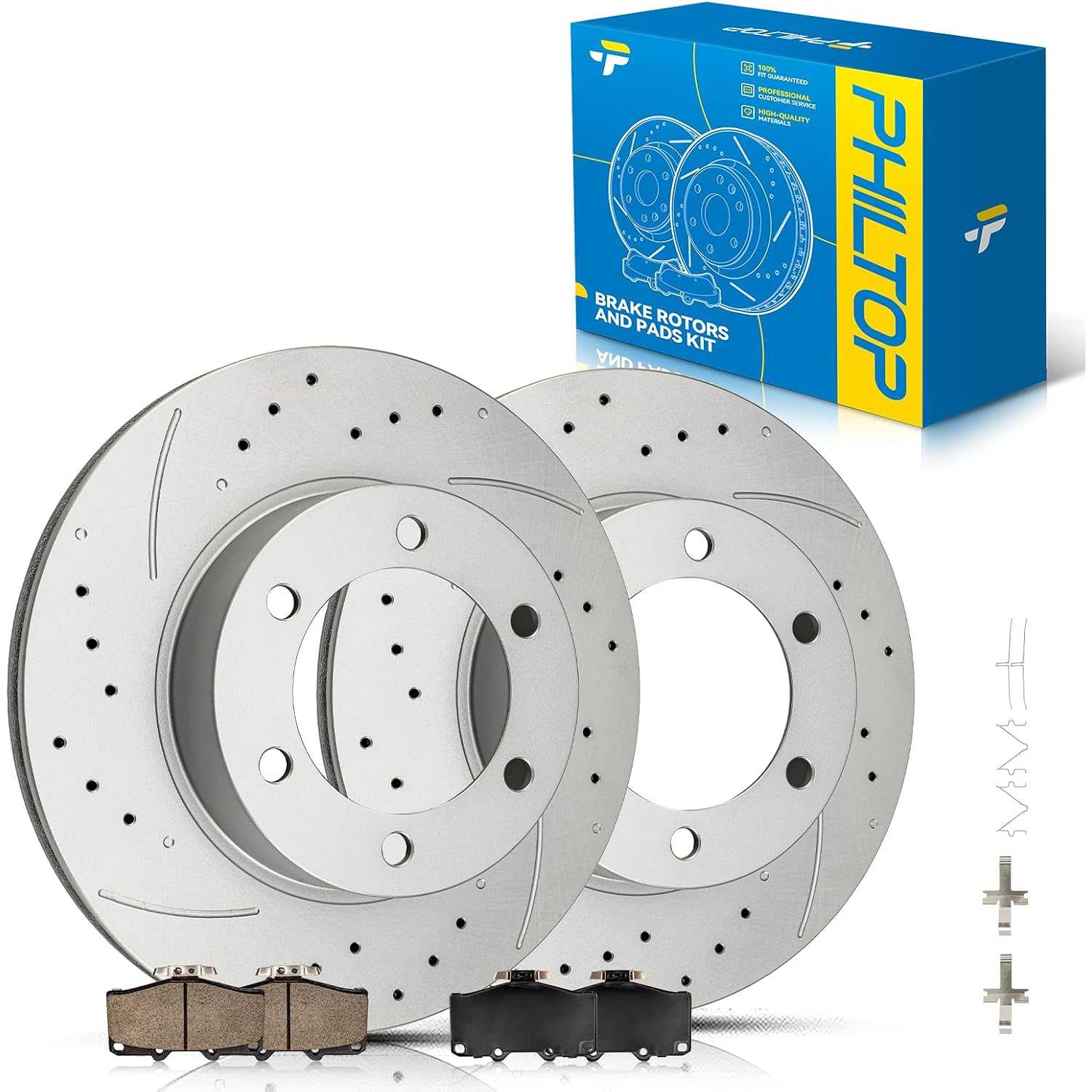 Front Brakes and Rotors for Toyota 4Runner 1996-2002, Toyota Tacoma 2004