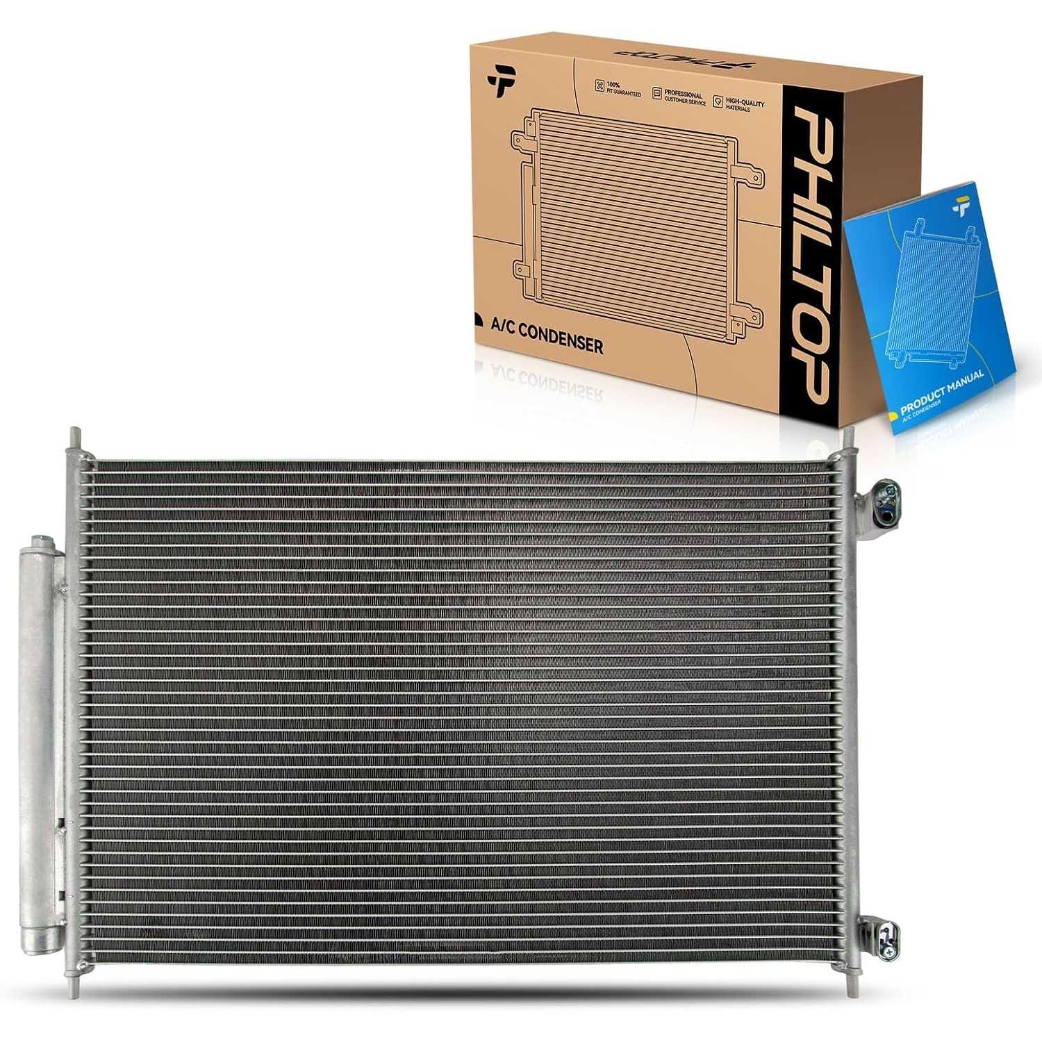 Air Conditioning A/C Condenser for Honda Civic 2012 2013 2014 2015 L4 Sedan 1.8L/2.4L/1.5L, Acura ILX 2013-2022