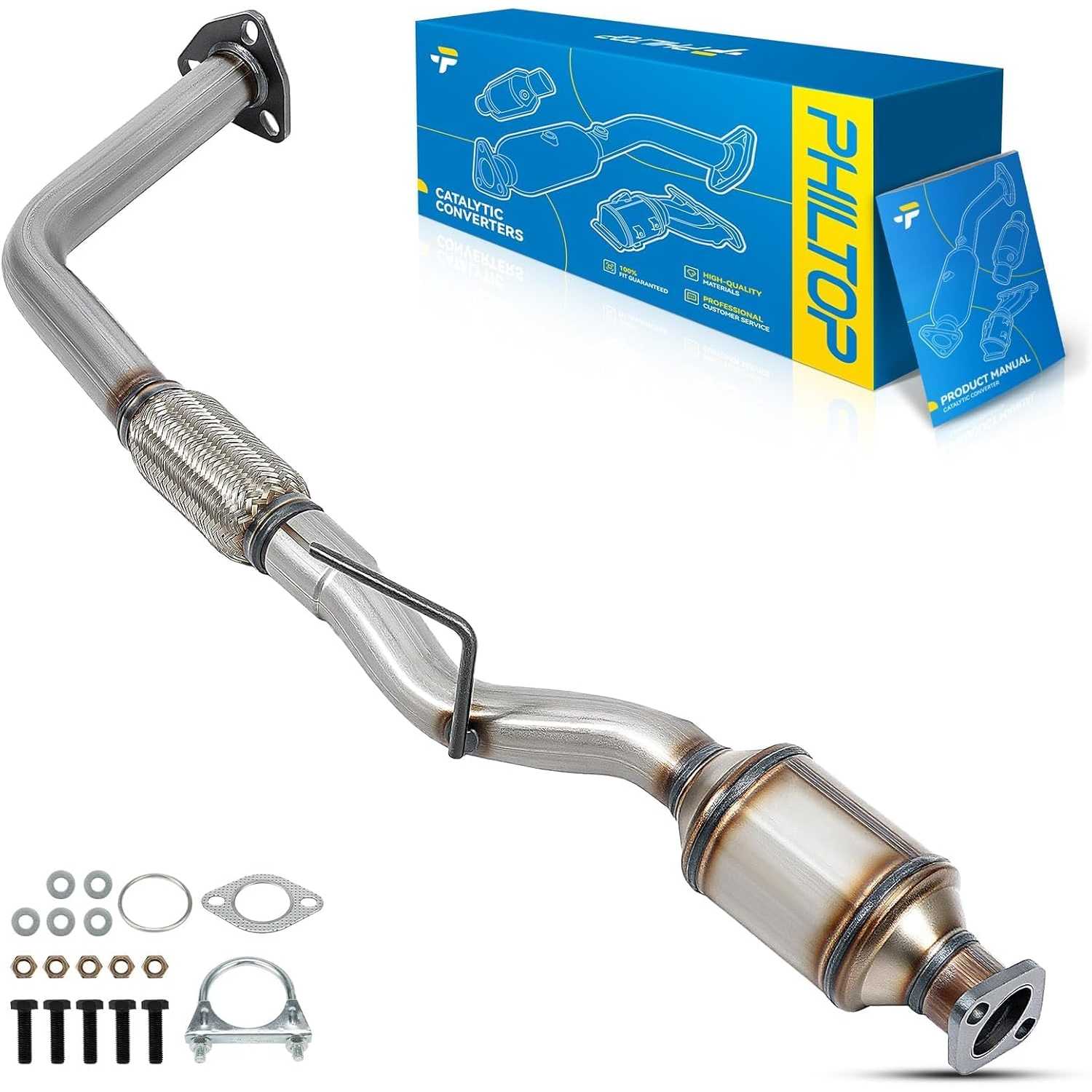 1993-1996 Toyota Camry 2.2L L4 | Catalytic Converter | OE#54176 - PHILTOP