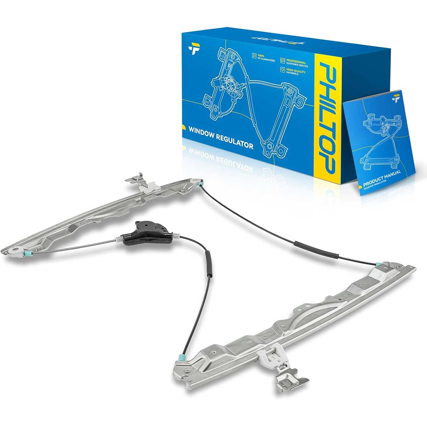 Front Left Driver Side Power Window Regulator only Compatible with Nissan 2004-2015 TITAN,2005-2015 Armada
