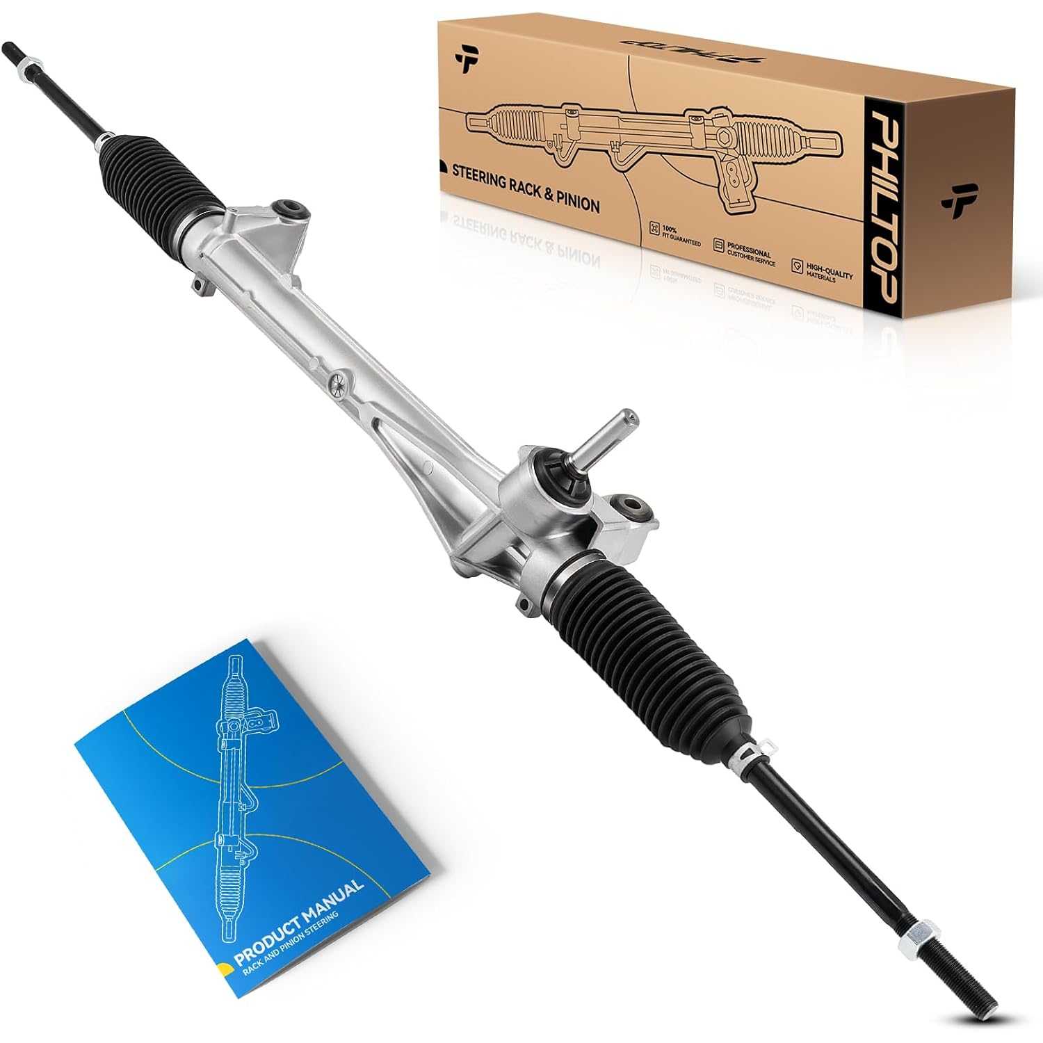 Manual Power Steering Rack & Pinion Assembly for 2007-2009 Escape Limited/XLS/XLT, Mariner, Replace# 1G-1816