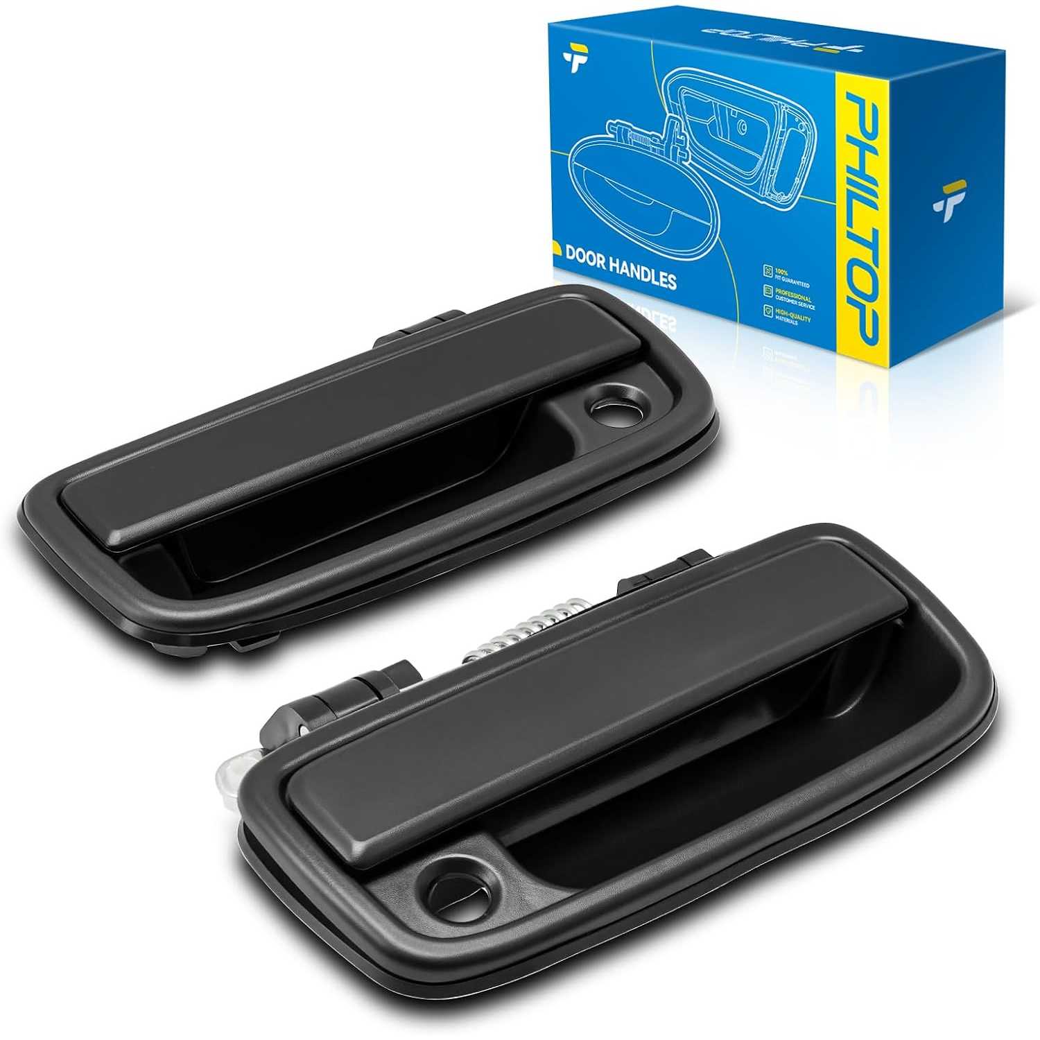 Exterior Door Handle Front L & R for Toyota Tacoma 1995-2000 | Fits 1995-2000 Toyota Tacoma;Replace TO1311117, TO1310117