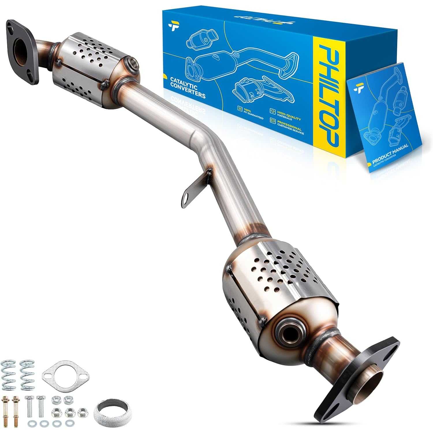 2000-2005 Subaru Outback 2.5L H4; 2003 Subaru Baja 2.5L H4 | Catalytic Converter | OE#44139AE12A/54562 - PHILTOP