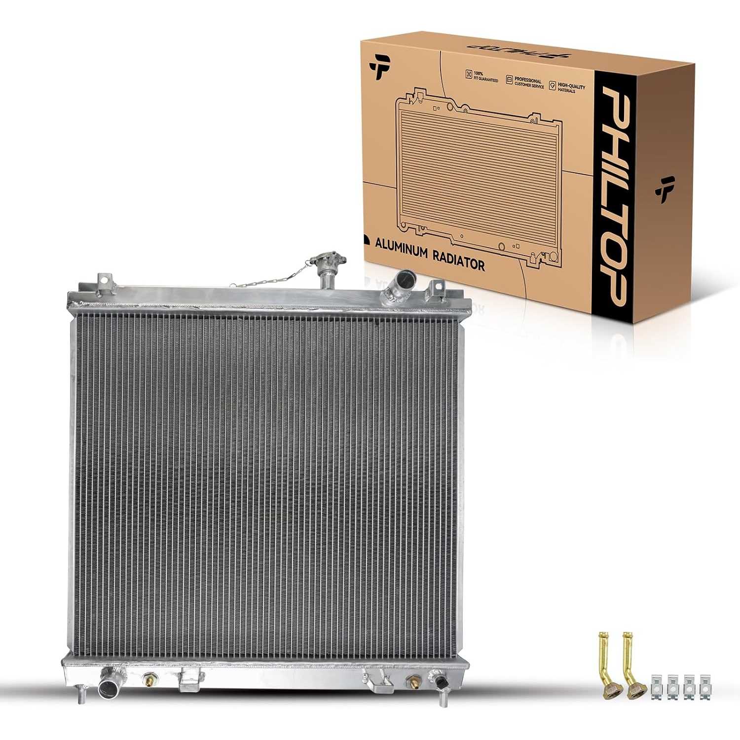 CU2691 Engine Core Radiator Compatible with 2004-2015 TITAN/Armada/Pathfinder Armada 2004-2010 QX56 Tank and Core All...