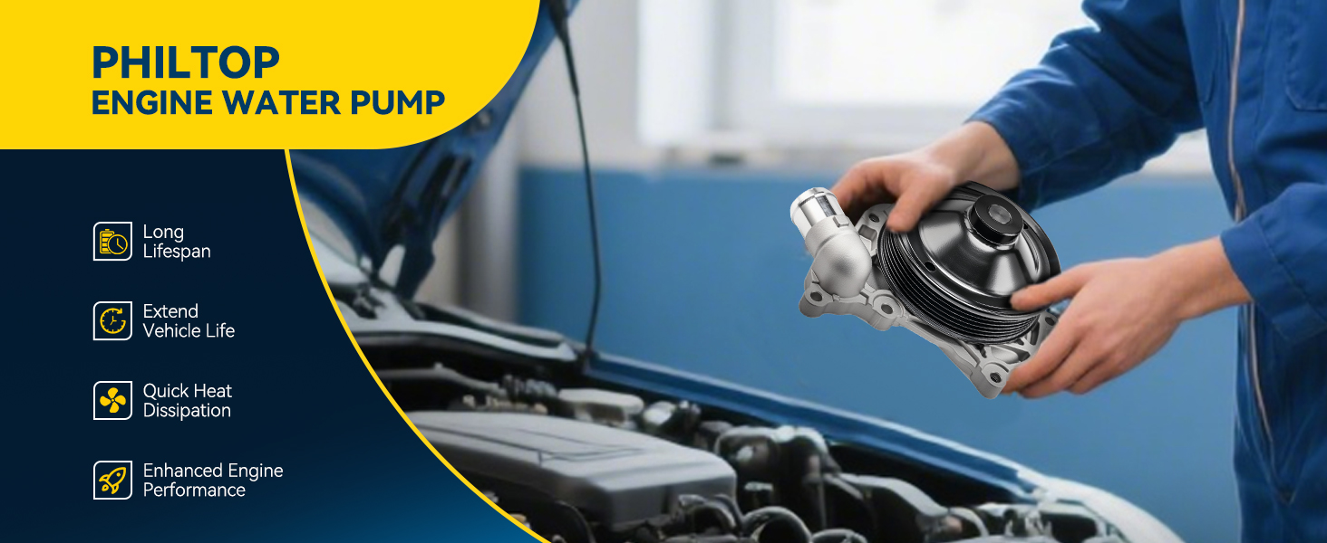 PHILTOP Engine Water Pump Kit