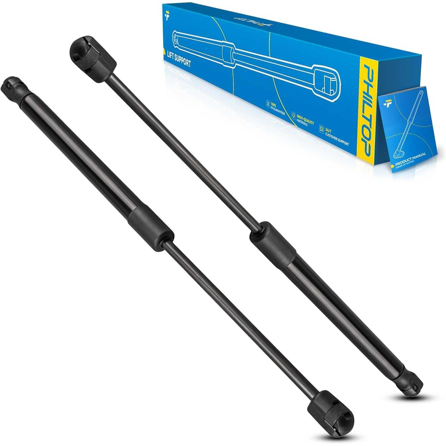 Front Hood Struts Lift Support Gas Charged Springs Shocks Replacement 81161-b8000 81161-4z000 – Compatible with 2013-...