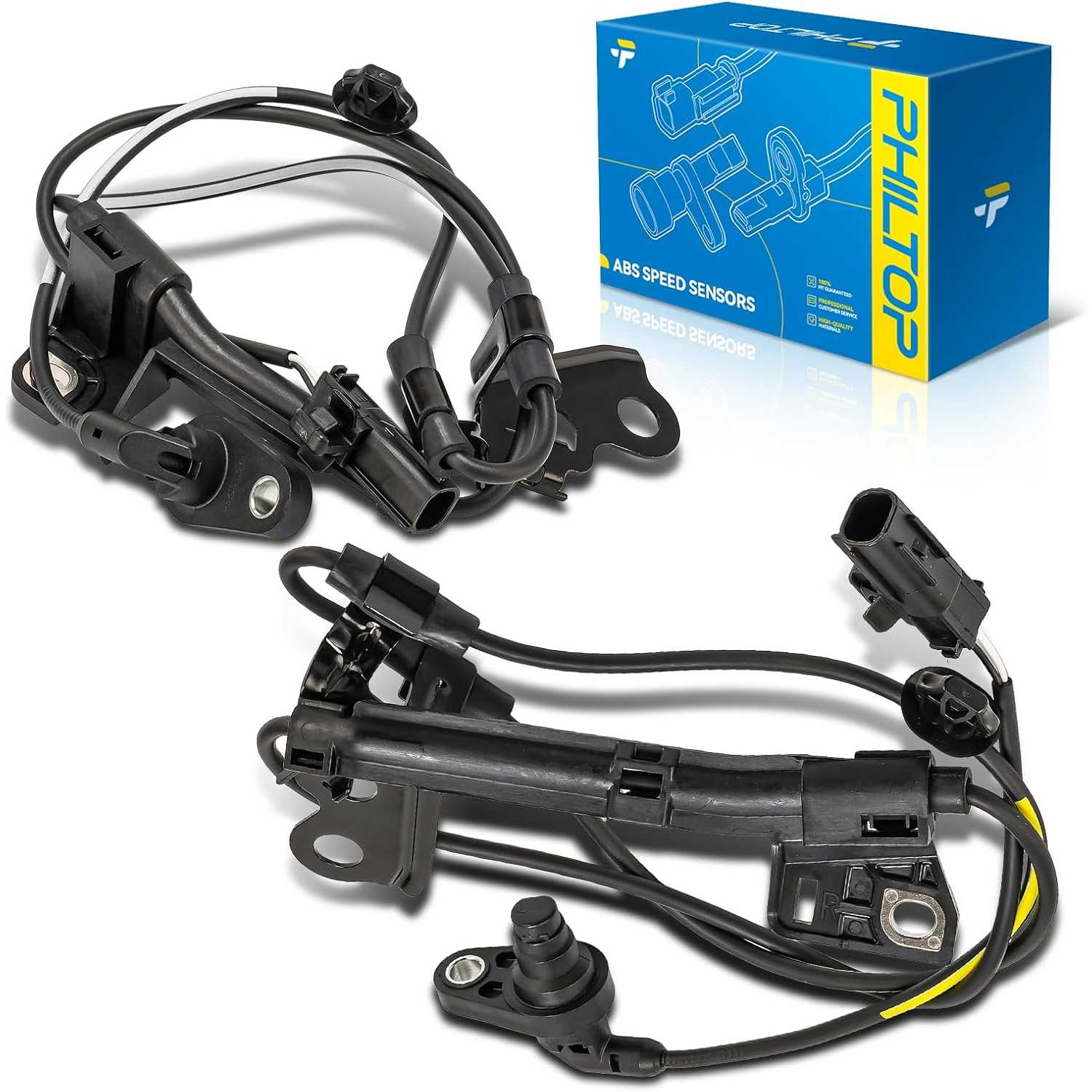 2PCS ABS Wheel Speed Sensor Compatible with Toyota, Pontiac | For 2009-2019 Toyota Corolla, 2009-2012 Toyota Matrix