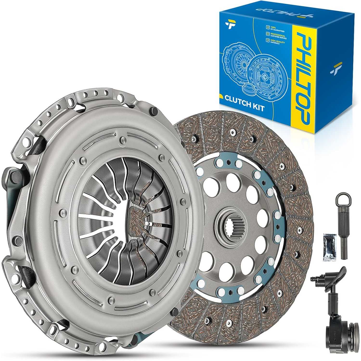 07-235 Transmission Clutch Kit Set fits 2013-2018 Focus 2.0L Turbocharged (without Dual Mass Flywheel)