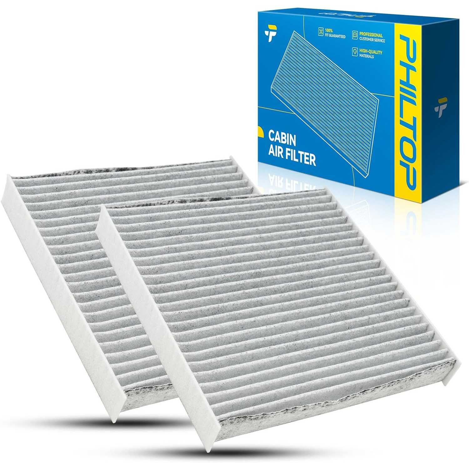 PHILTOP Cabin Air Filter w/ Carbon | BMW X3 2011-2017 BMW X4 2015-2018 | CF12156