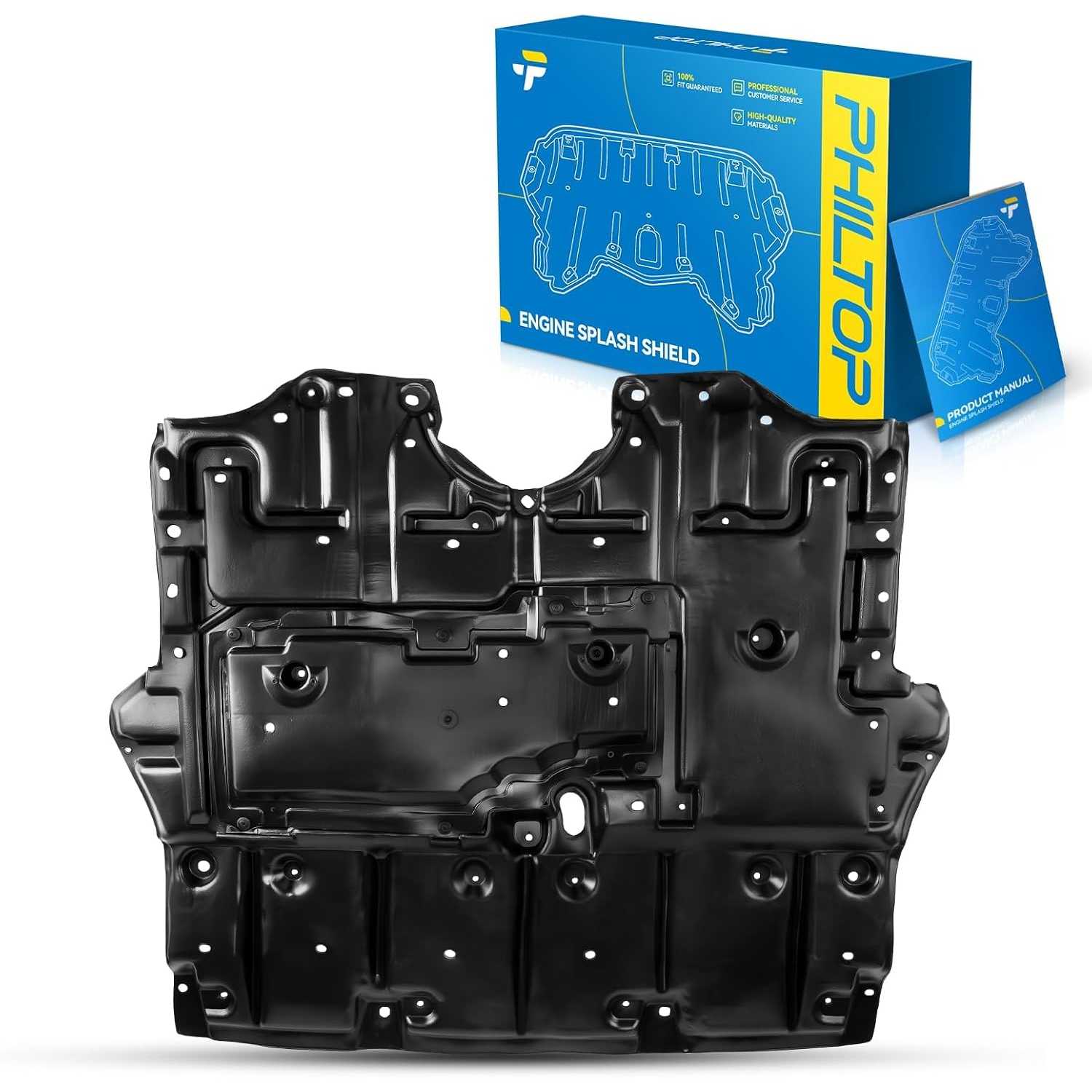 Front Lower Engine Splash Shield Under Cover Compatible with 2007-2011 Lexus GS350 3.5L V 6, 2006 GS300 3.0L V 6