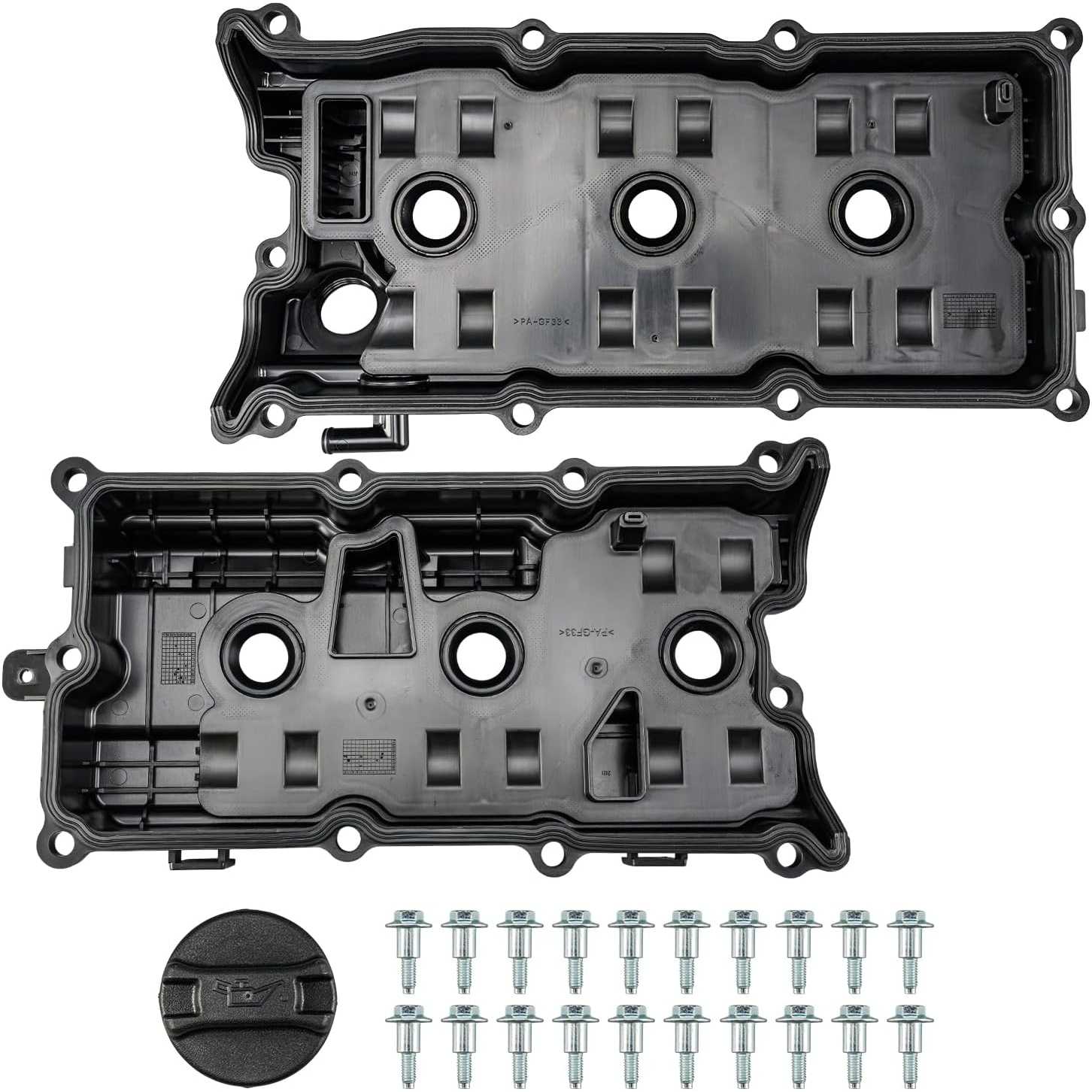 Engine Valve Cover with Gasket & Bolts Compatible with Nissan Maxima 2002-2008, Murano 2003-2007, Quest 2004-2009