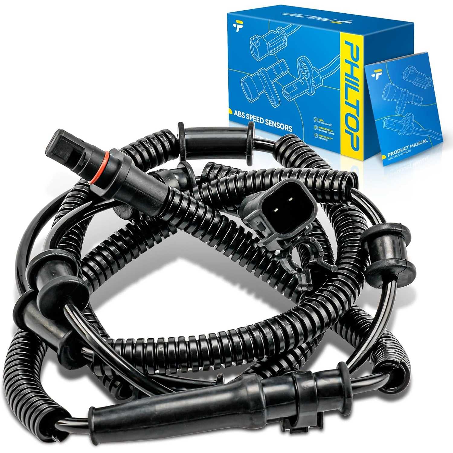 Front ABS Wheel Speed Sensor Fit for Chrysler, Dodge, Volkswagen | For 2008-2011 Town & Country, 2008-2011 Grand Caravan