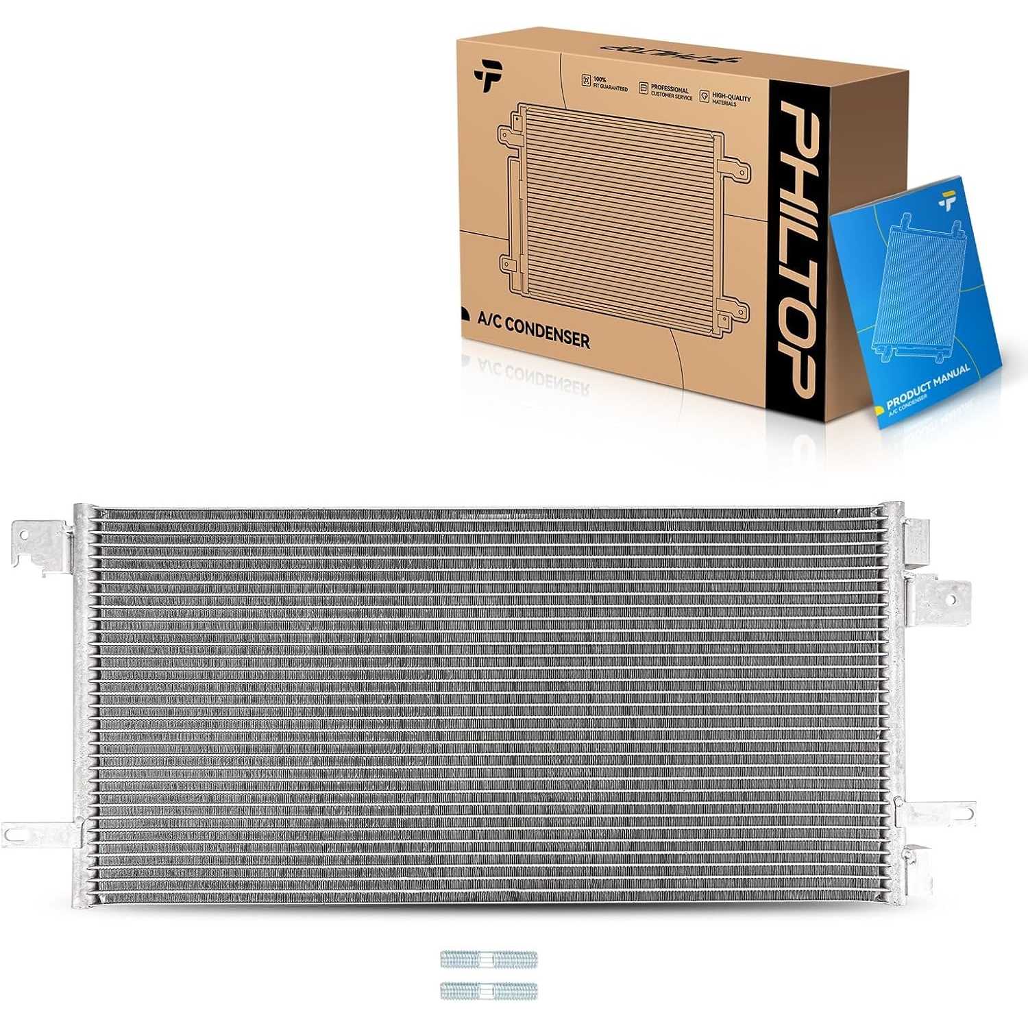 Air Conditioning A/C Condenser for Jeep Patriot 2007-2017 2.4L/2.0L, Jeep Compass 2007-2017 2.4L/2.0L