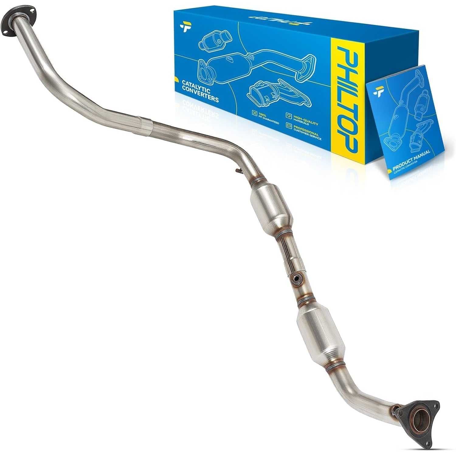 High Flow Catalytic Converter Compatible with Toyota Tundra 5.7L/4.6L 2007 2008 2009 2010 2011 2012 2013 2014 2015 20...