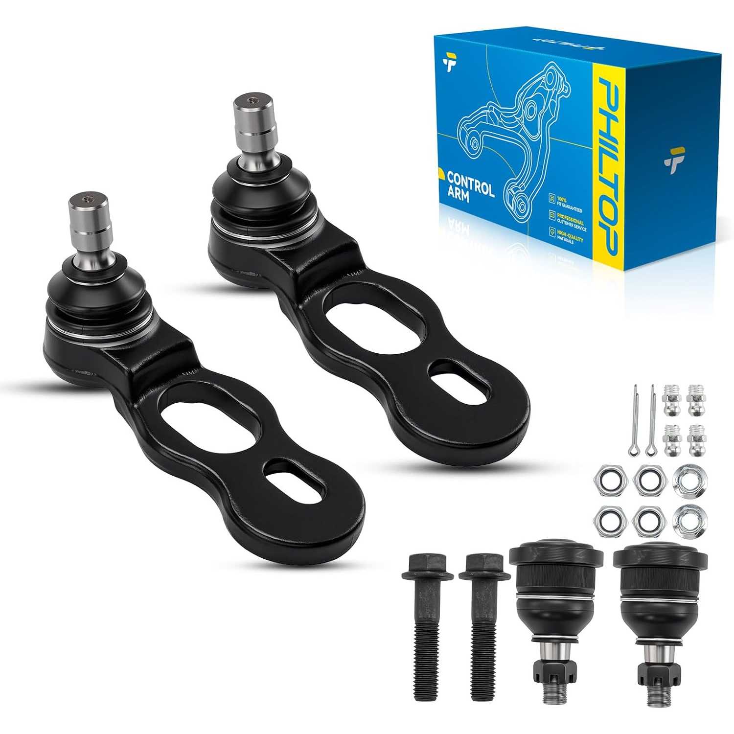 Front Suspension Kit Upper Lower Ball Joints Control Arm Assembly Compatible with Mercury Grand Marquis for Ford Crow...