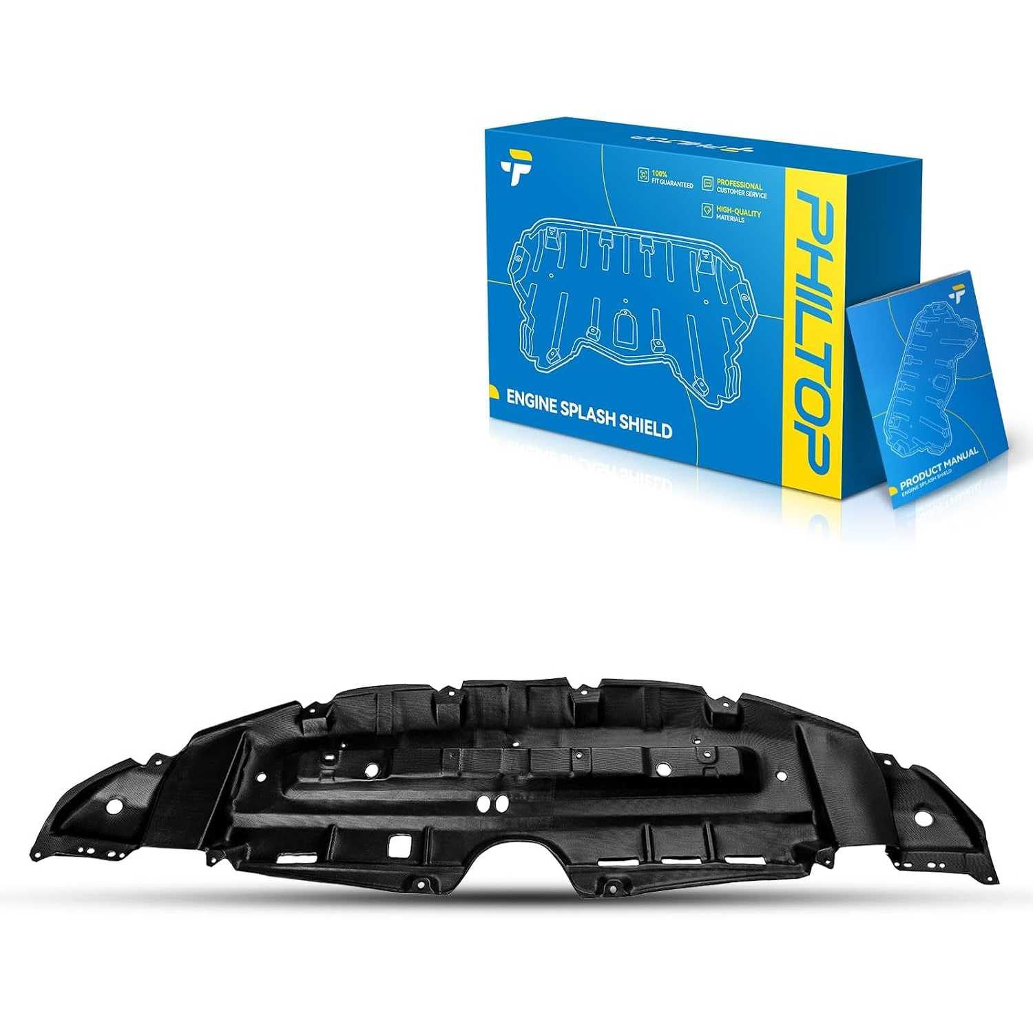 Engine Splash Shield Compatible with 2011-2018 2020 Toyota Sienna Base, 2011-2020 Sienna LE/Limited/XLE