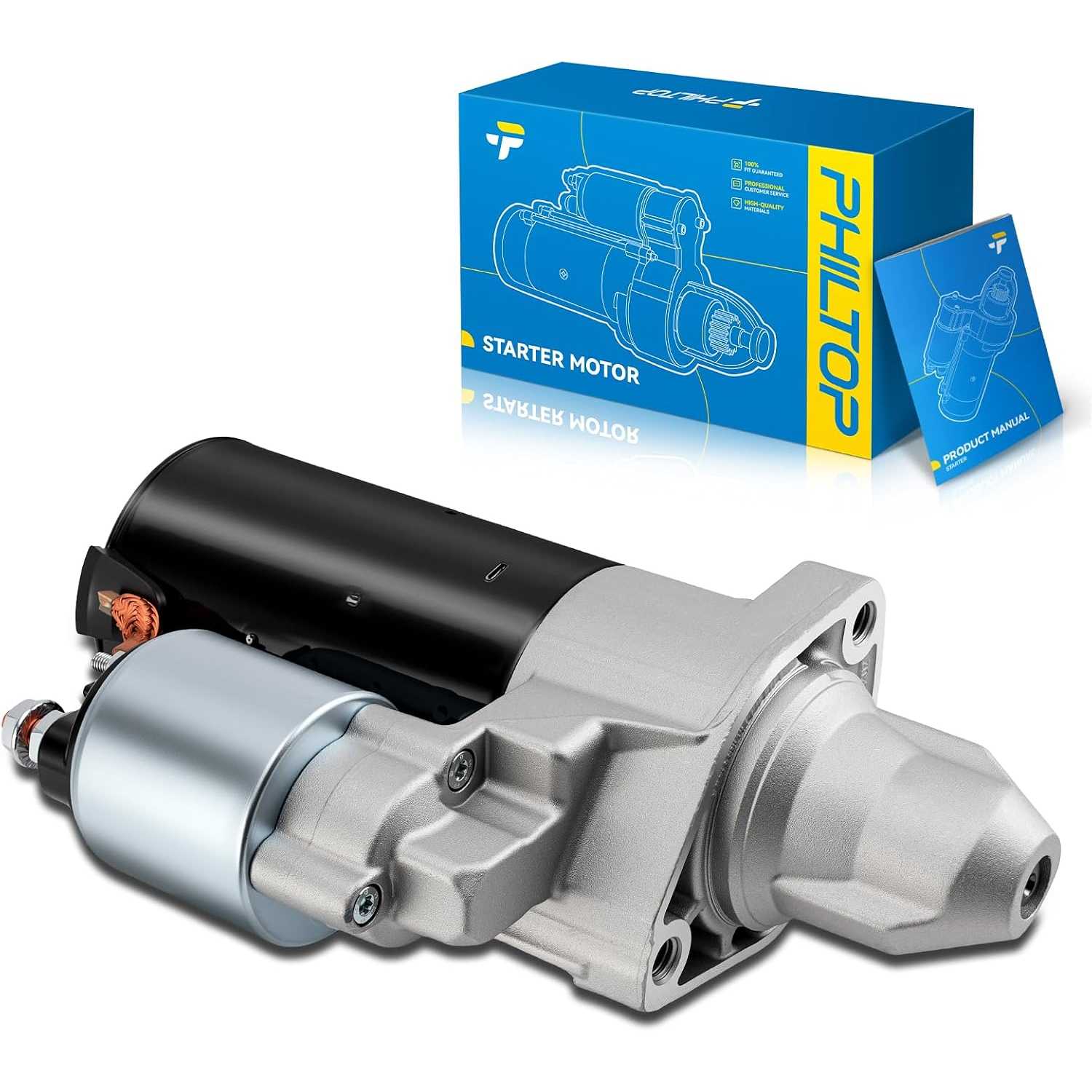 PHILTOP Starter Motor Replace 17757N Compatible with SL500, E55 AMG, E320, ML320, C280, CLK320, S430, S500, CL500, ML350, GL350,