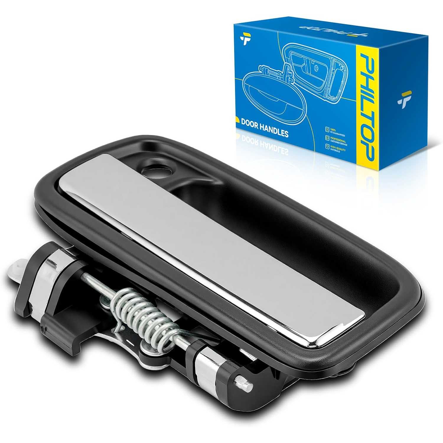 Chrome Exterior Door Handle Driver for Toyota Tacoma 2001-2004 | Fits 2001-2004 Toyota Tacoma;Replace 6922035030