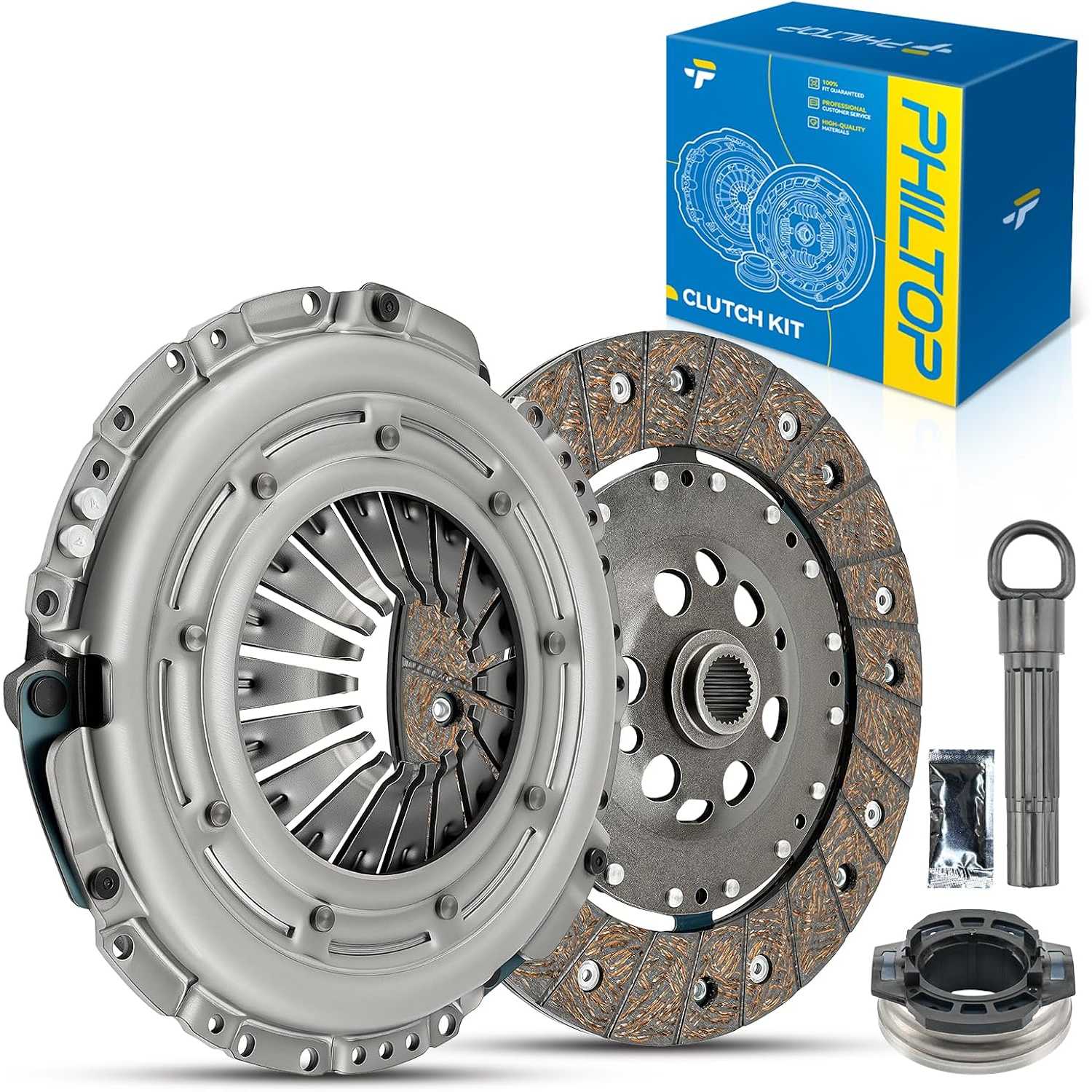 17-065 Transmission Clutch Kit Set fits 2005-2006 Jetta TDI 1.9L 2005-2010 Jetta 2.5L 2006-2010 Beetle 2.5L 2006-2009...