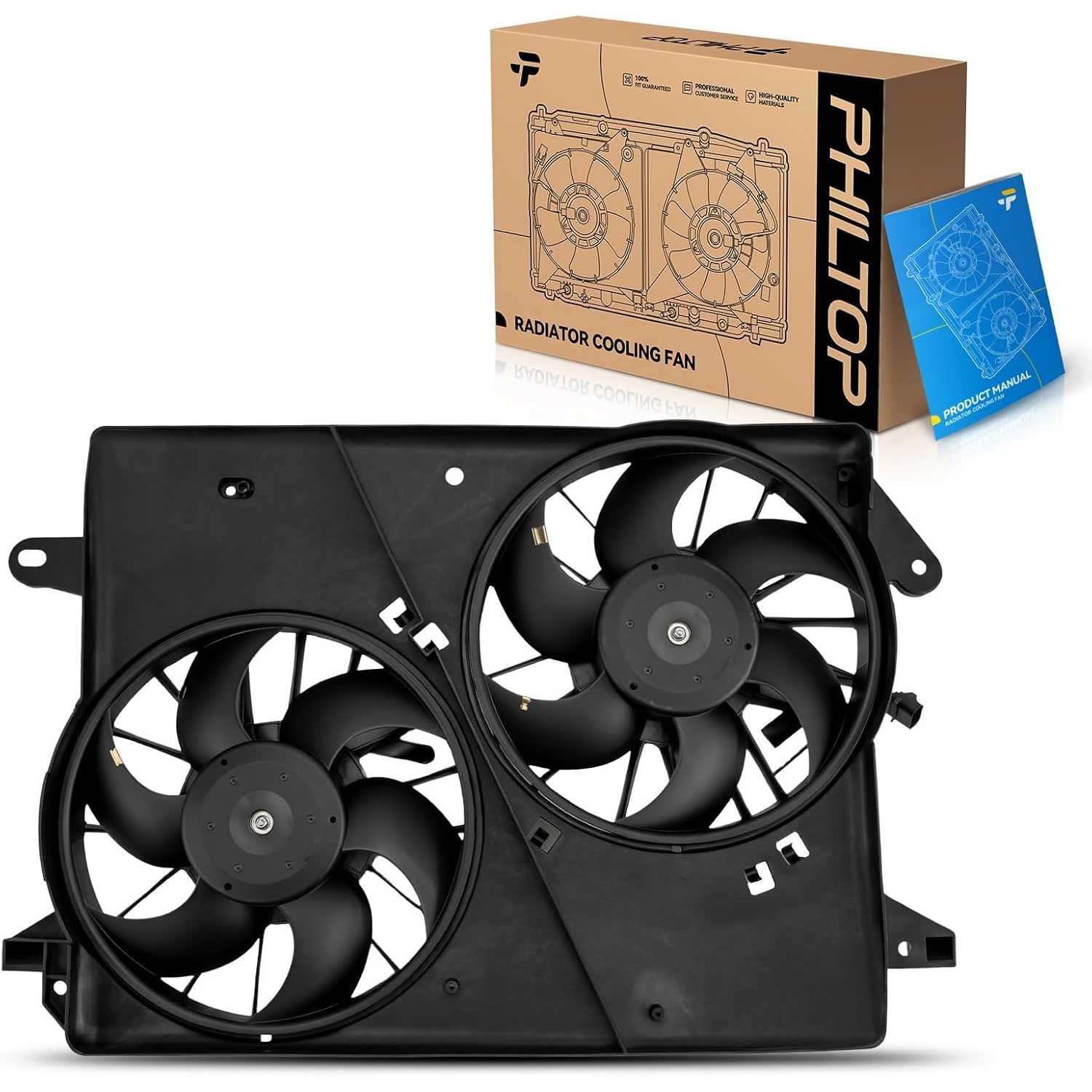 621160 Radiator Cooling Fan Assembly, Compatible with 2005-2009 300, Magnum, 2006-2009,2012-2014,2023 Charger, 2008-2014