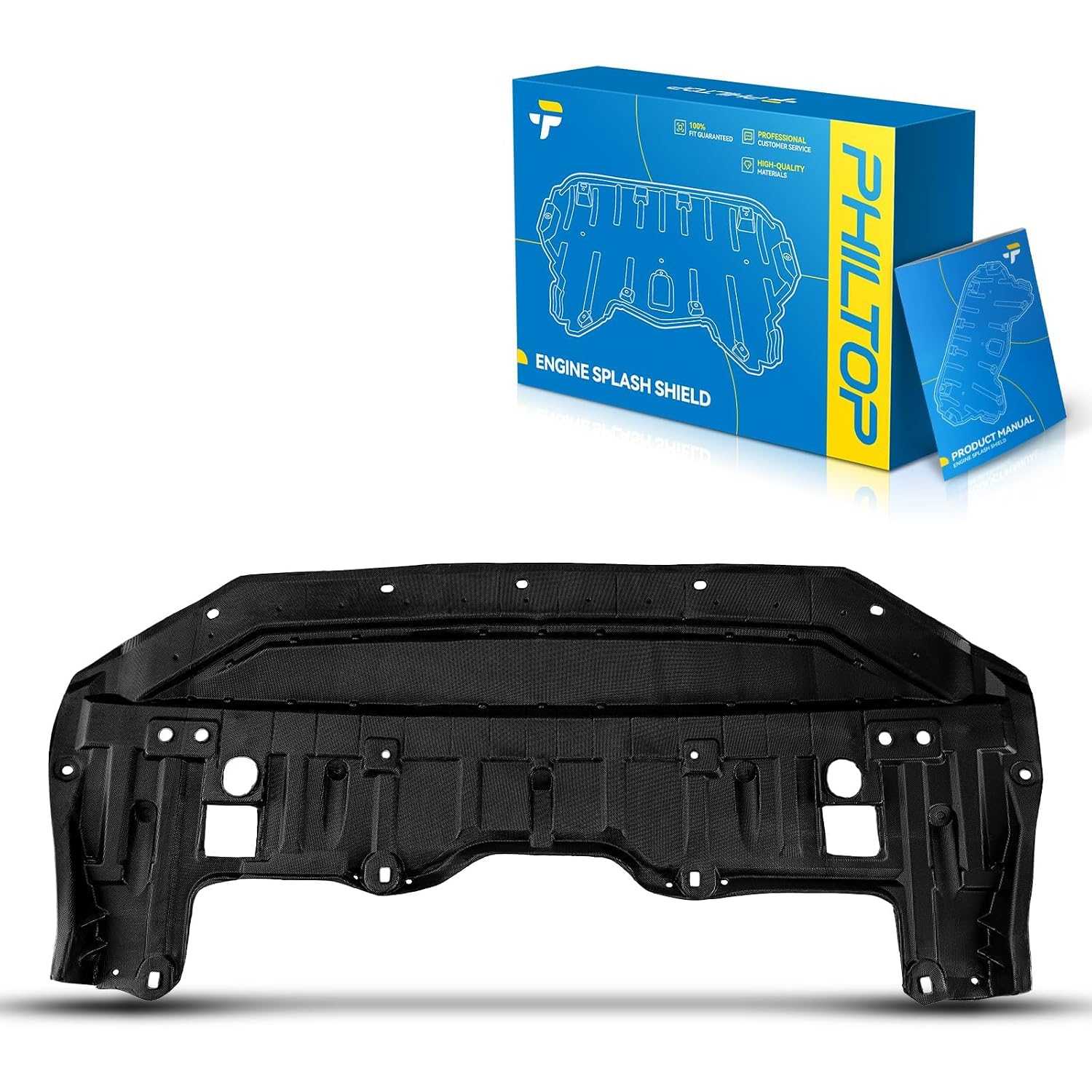 Front Lower Engine Splash Shield Under Cover Compatible with 2013-2015 Nissan Altima Sedan