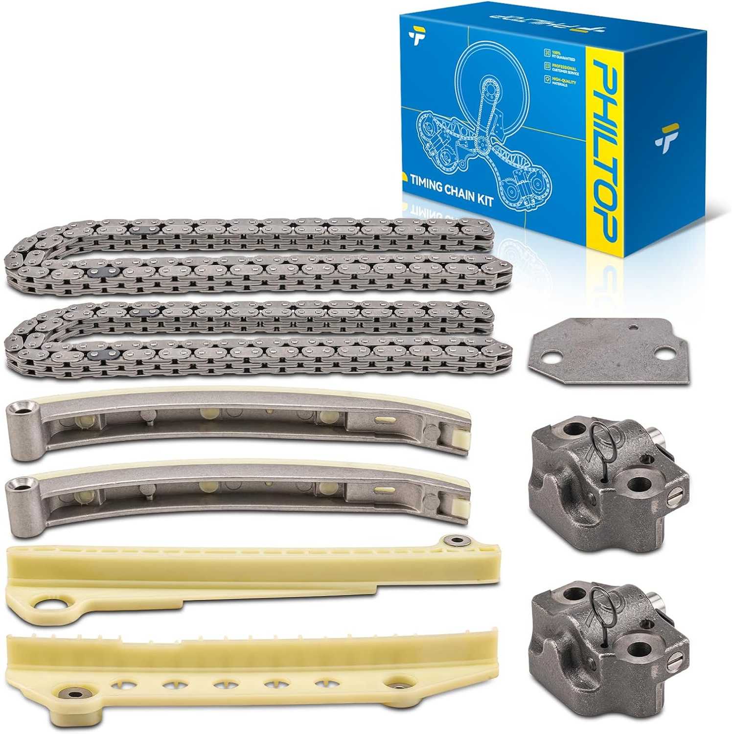 Engine Timing Chain Kit Compatible with Ford F-150 2000-2010 and Ford Crown Victoria 2000-2007