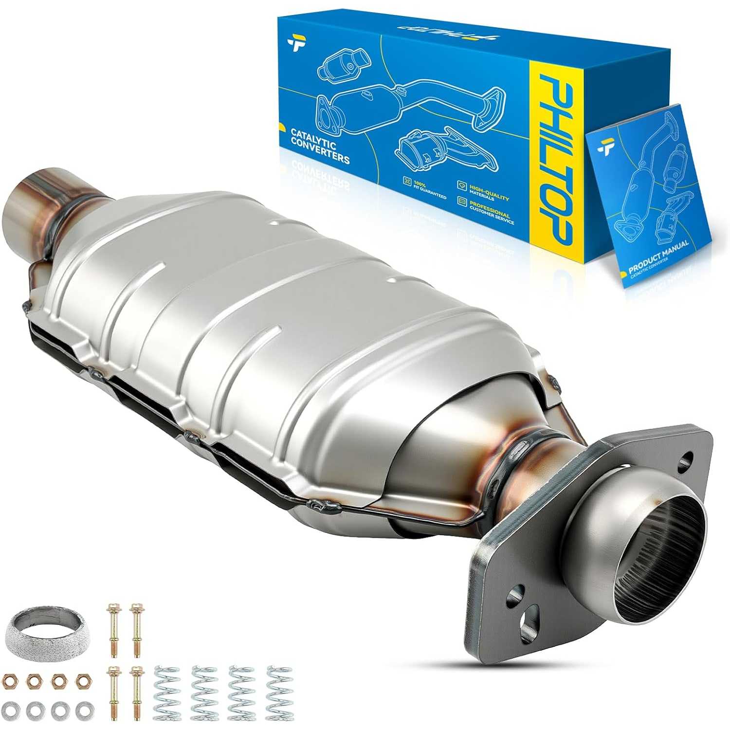 1988-1994 Chevrolet S10 2.8L V6/4.3L V6 | Catalytic Converter | OE#25104269/15571 - PHILTOP