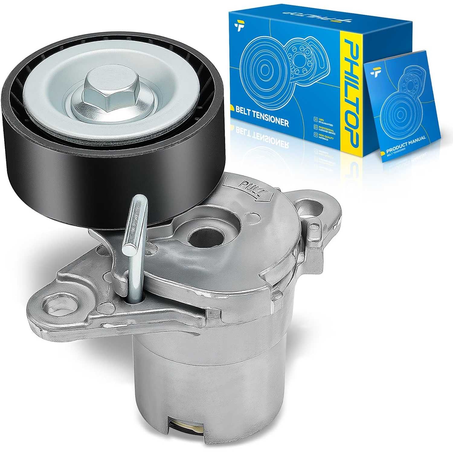 Belt Tensioner Assembly Compatible with Tiguan, Q5, Q3, A4 Quattro, A4, A3, A3 Quattro, A5 Quattro, Golf, Q7, GTI