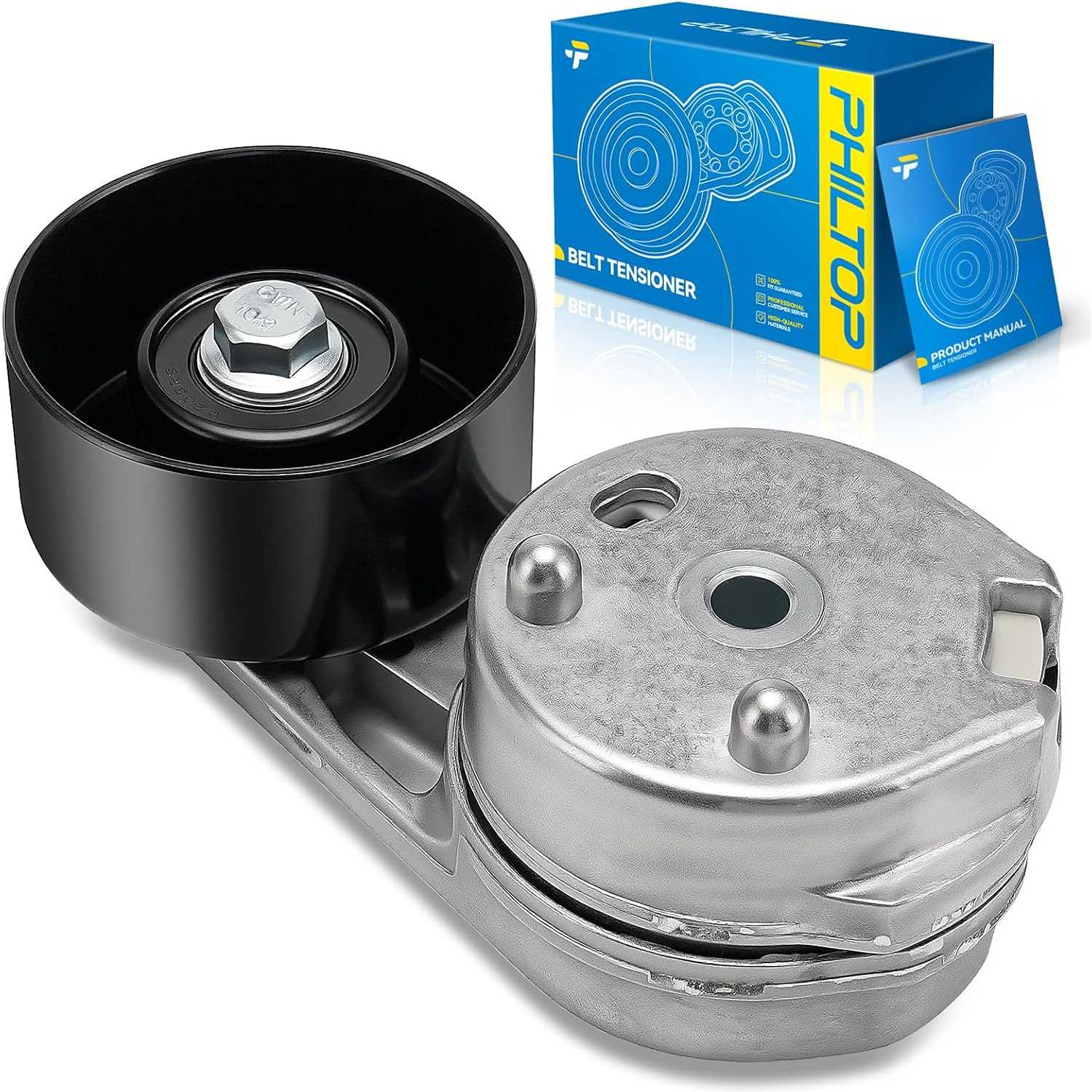 Belt Tensioner Assembly Compatible with 2011-2016 F-250/F-350/F-450/F-550 Super Duty 6.7L