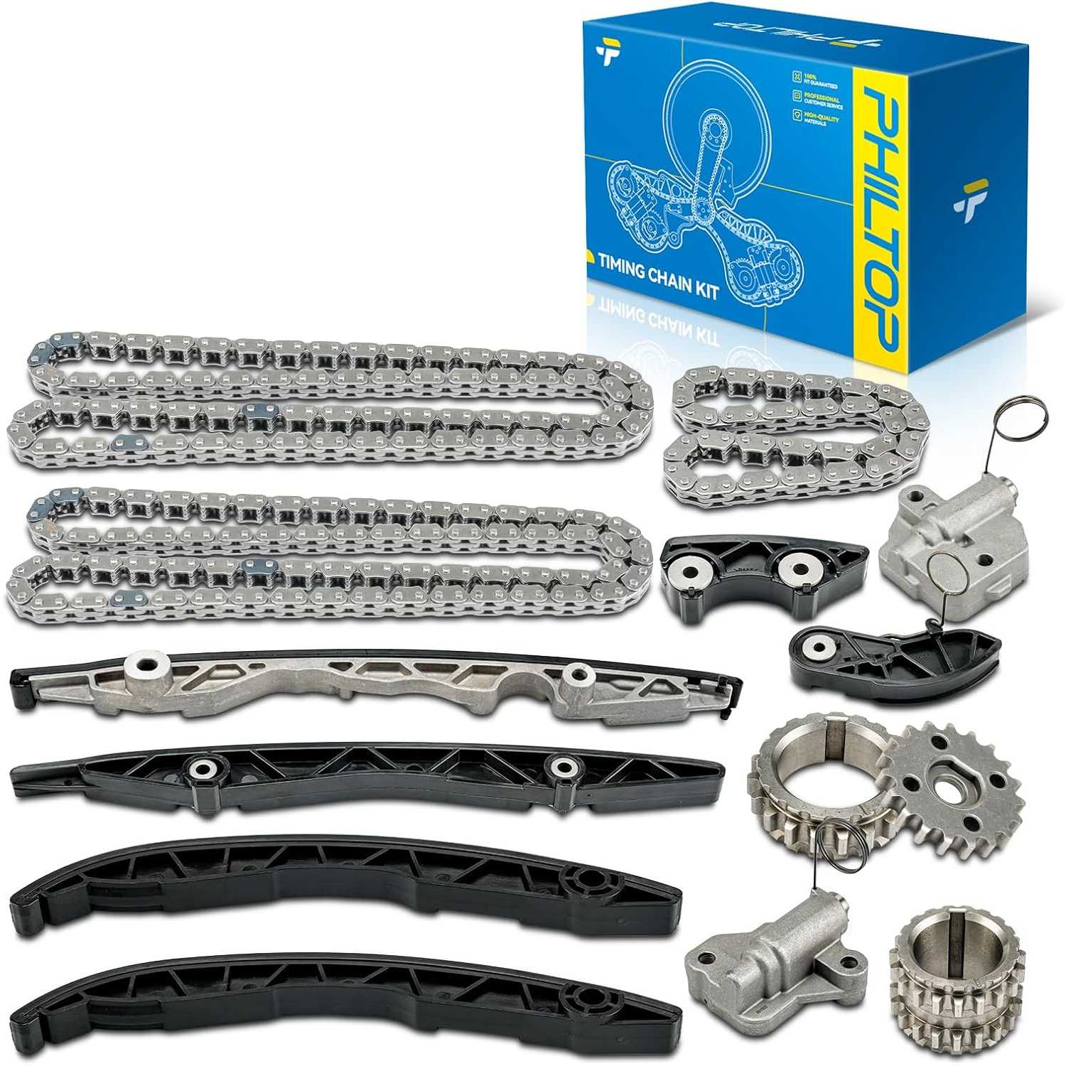 Engine Timing Chain Kit, Compatible with Ford F-150 2015-2017 and Ford Edge 2015-2017, Compatible with(See Discription)