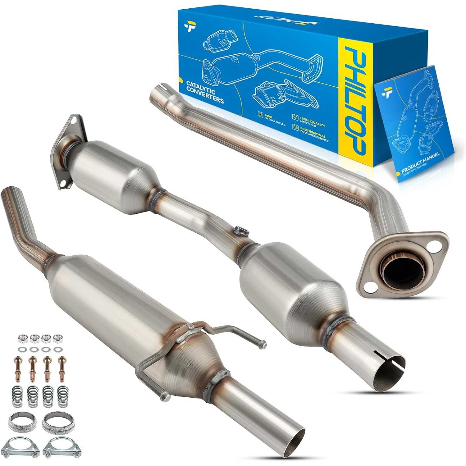 40407 Catalytic Converter Automotive Replace for Toyota, Pontiac | Fit for 2003 2004 2005 2006 Corolla 1.8L