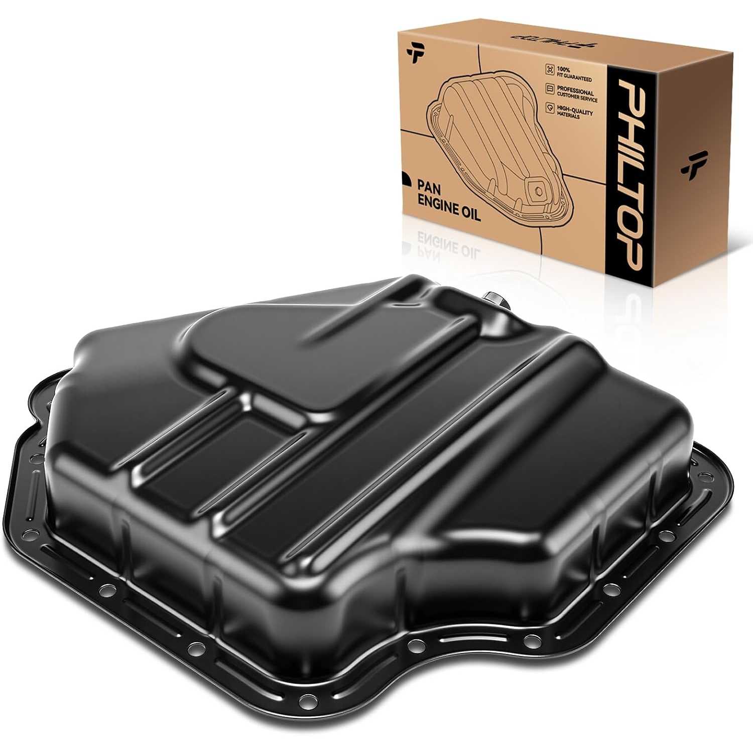 264-356 Engine oil pan with Drain Plug Compatible with Grand Caravan, Journey, 200, ProMaster 1500/2500/3500, Avenger