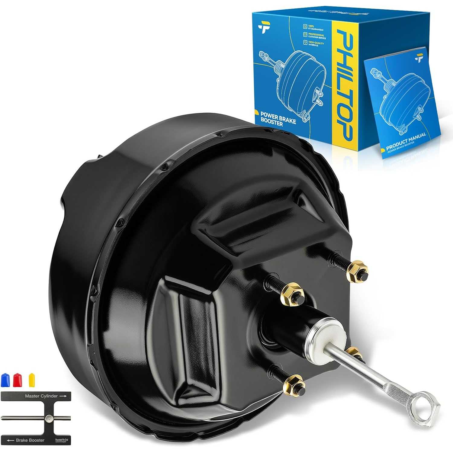 54-74211 Vacuum Power Brake Booster compatible with Ford Bronco F-150 F-200 F-250 E8TZ2005C E4TZ2005A