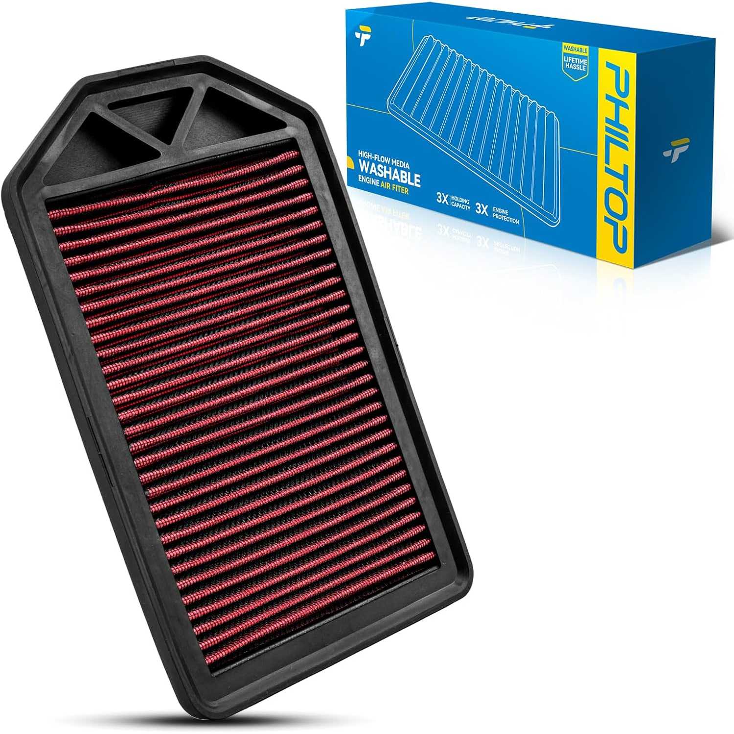 PHILTOP Engine Air Filter High Flow | Honda CR-V 2007-2009 | CA10344
