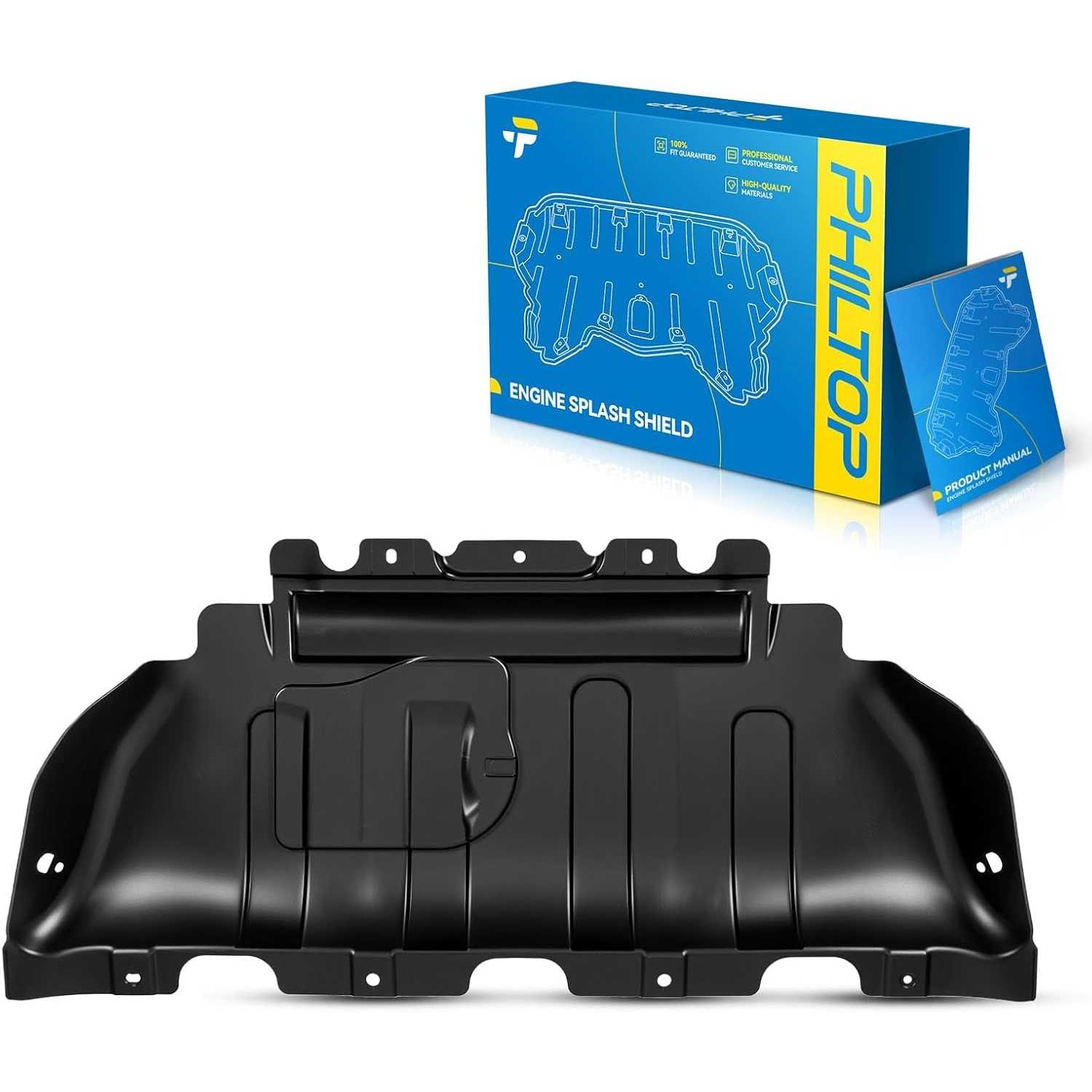 Front Lower Engine Splash Shield Under Cover Compatible with 2011-2021 Jeep Grand Cherokee 3.6L