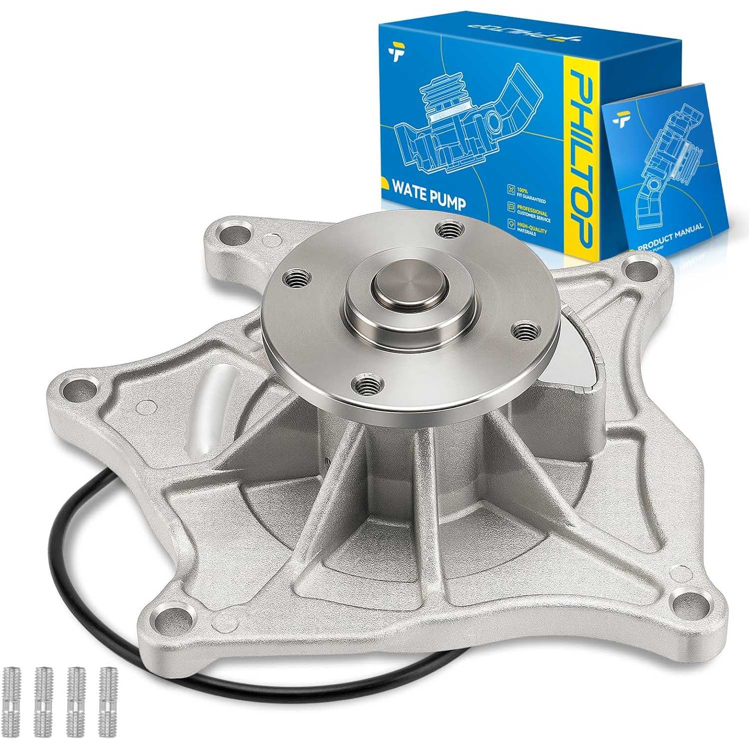 AW6239 Engine Water Pump with Gasket Compatible with Cadillac STS 2005 2006 2007 2008 2009 2010 4.6L