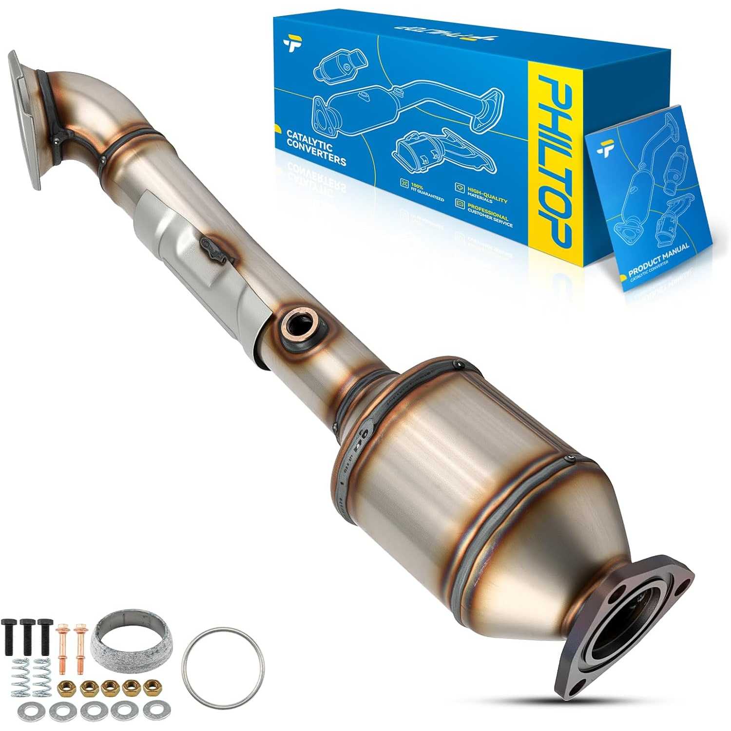 2012-2014 Honda CR-V 2.4L L4 | Rear Catalytic Converter | OE#18150R5A000/16741 - PHILTOP