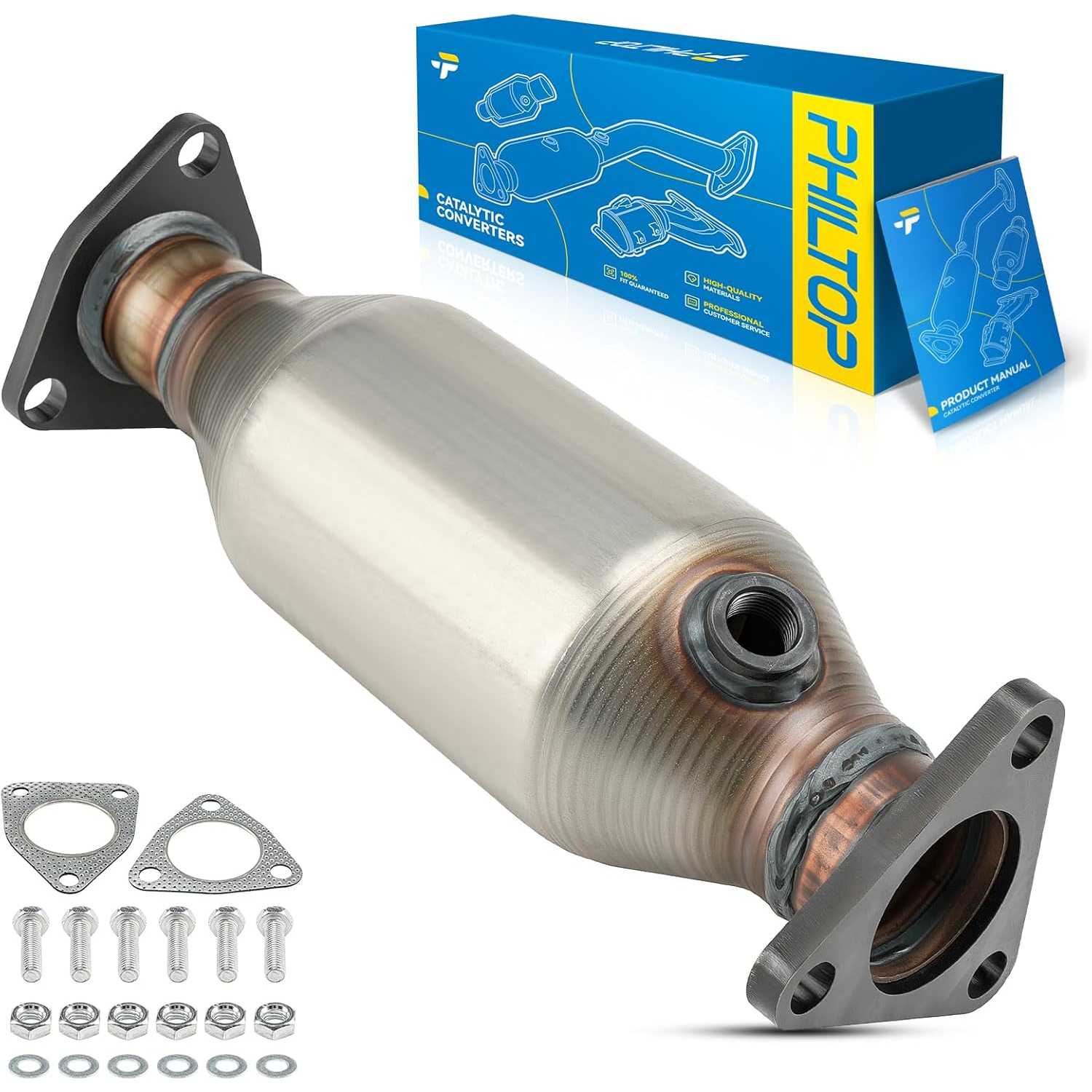 1997-2001 Honda Prelude 2.2L L4 | Catalytic Converter | OE#18160P5MA00/16128 - PHILTOP