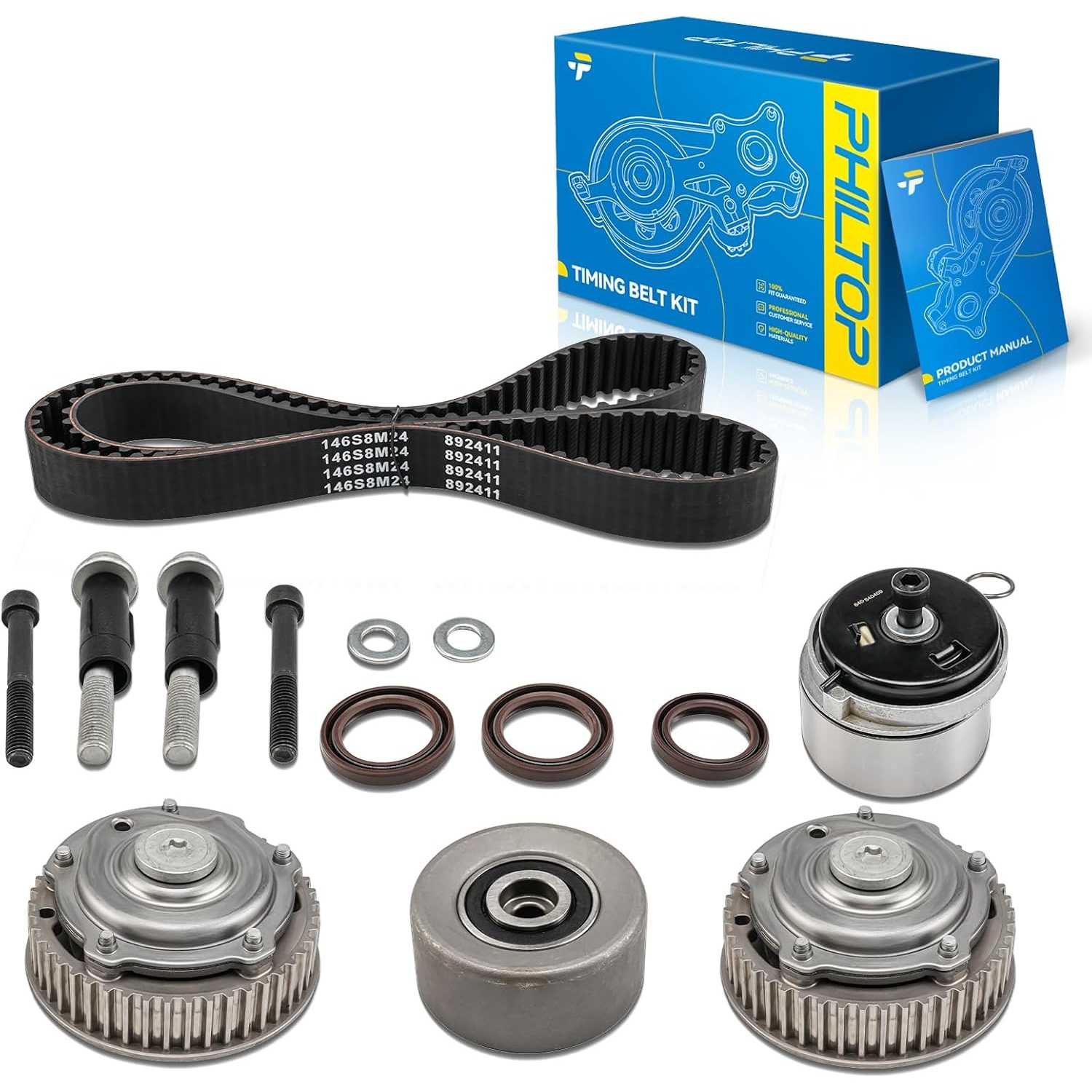 Timing Belt Kit Compatible with Cruze 2011-2015 and Sonic 2012-2018, Compatible with(See Discription)