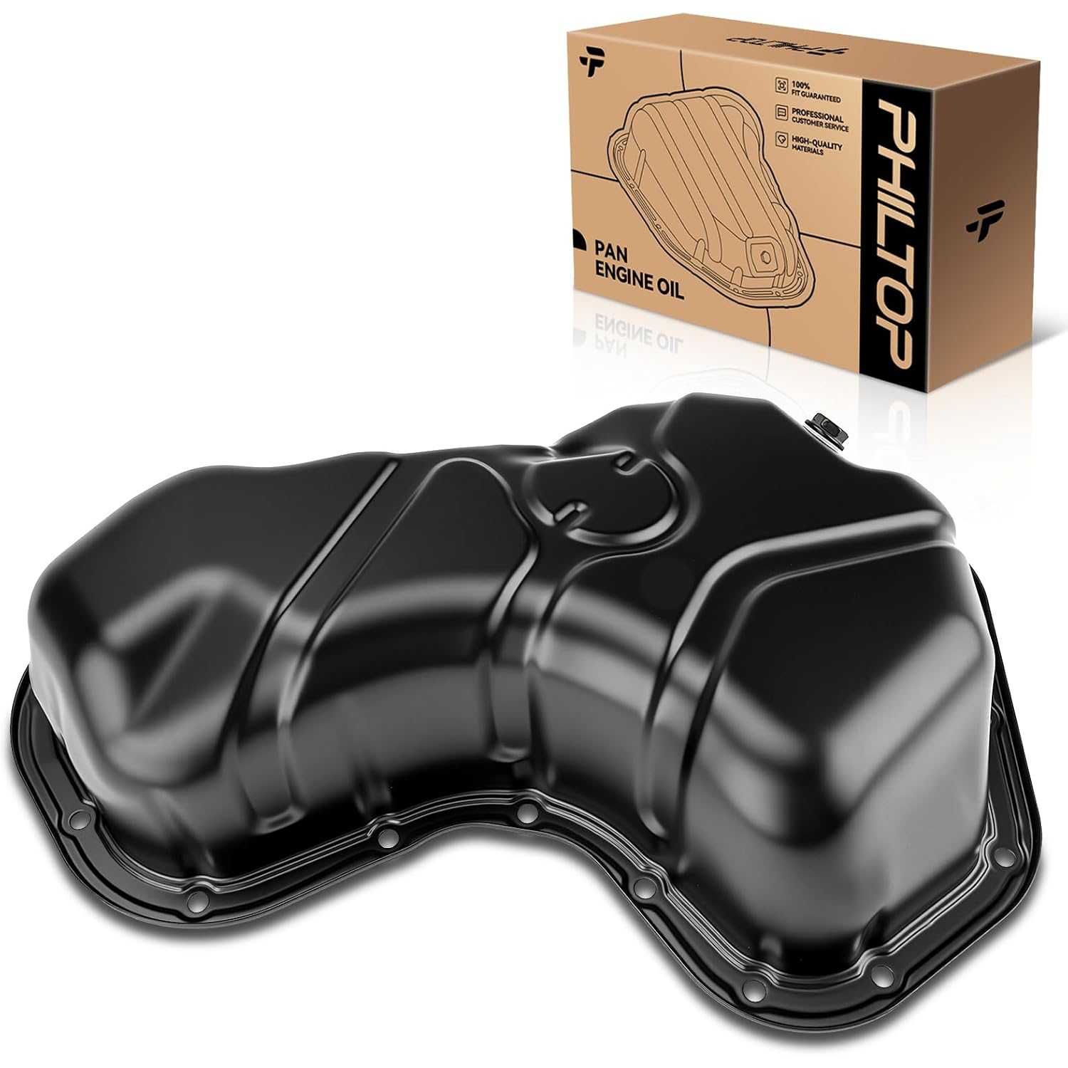 264-342 Engine oil pan with Drain Plug Compatible with Highlander, Sienna, RX350, ES350, Camry, Avalon, RAV4, Venza