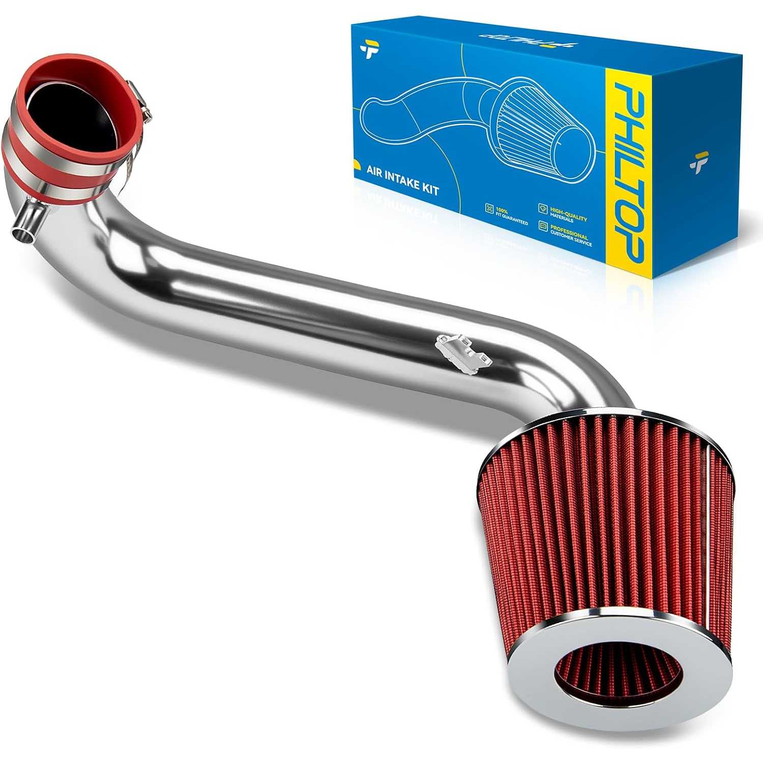 Cold Air Intake Kit for 2001-2005 Civic DX LX EX GX VP 1.7L L4 Intake Air Filter