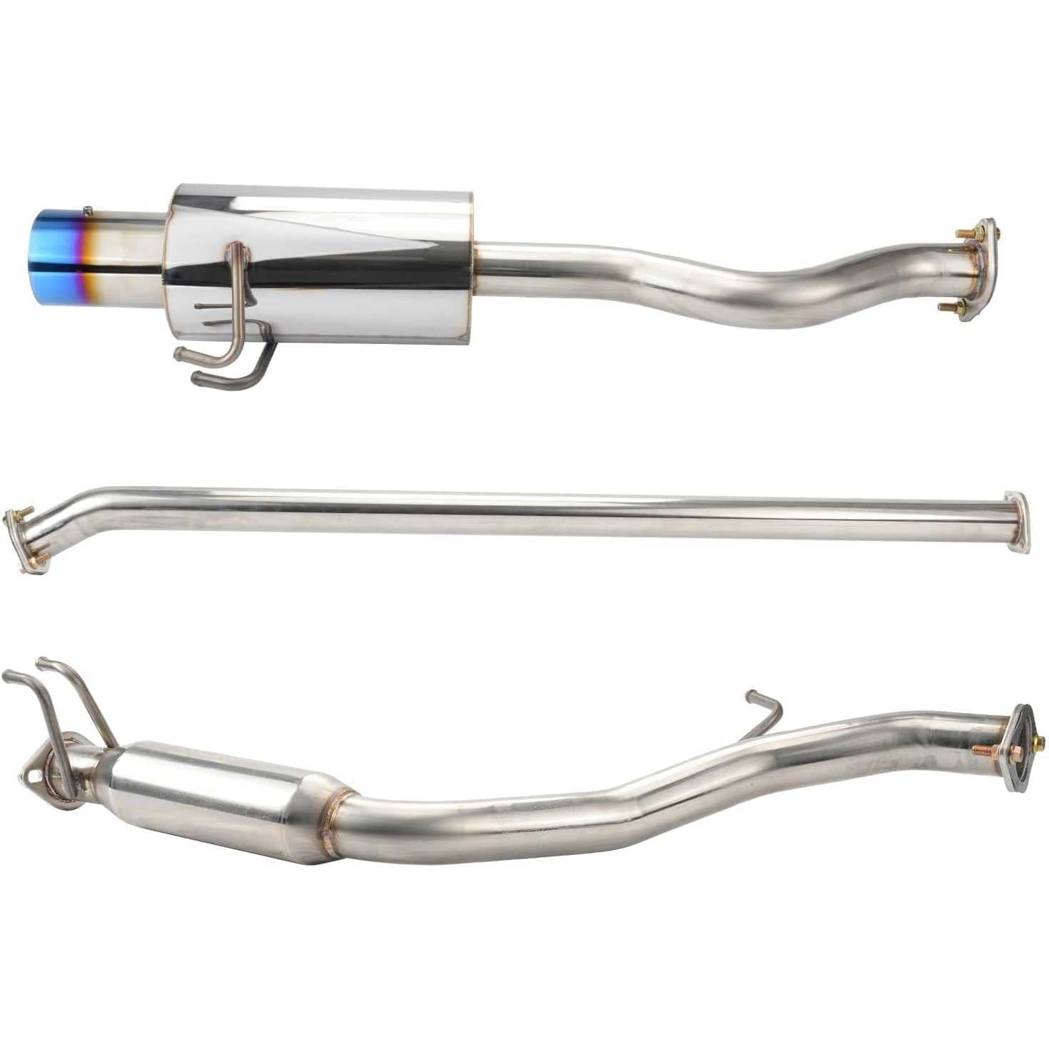 Exhaust Pipe Kit Compatible with 2006-2011 Honda Civic L4 LX/EX/DX 1.8L