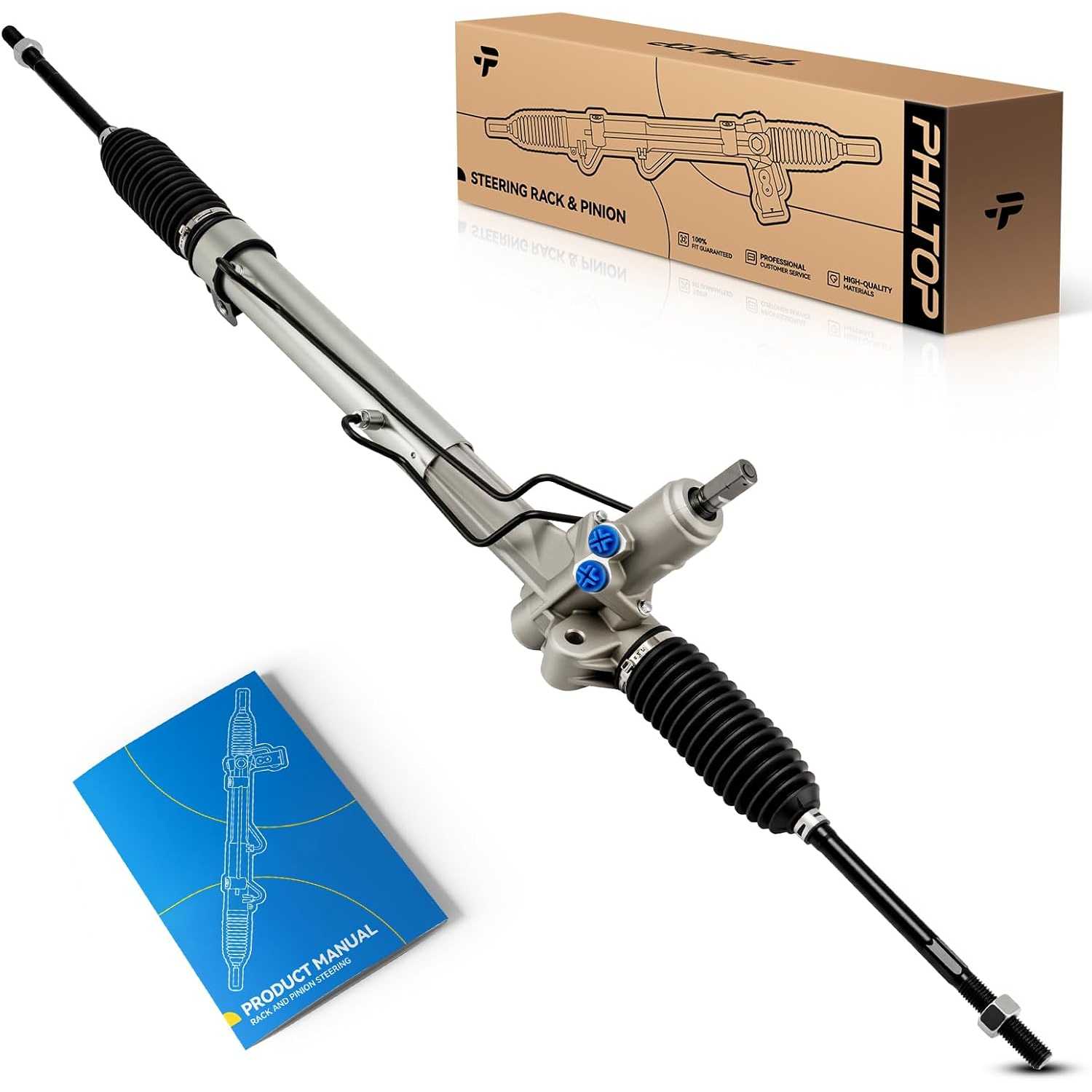 Hydraulic Power Steering Rack and Pinion Compatible with 2004-2006 GTO Replace 262042