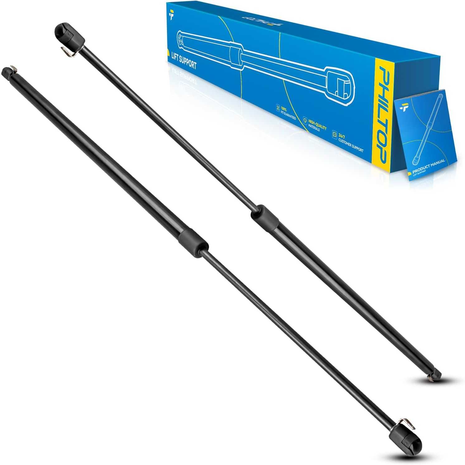 Rear Hatch Lift Supports Shock Struts Replacement 10255662 8195412 - Compatible with 1984-1996 Chevrolet Corvette