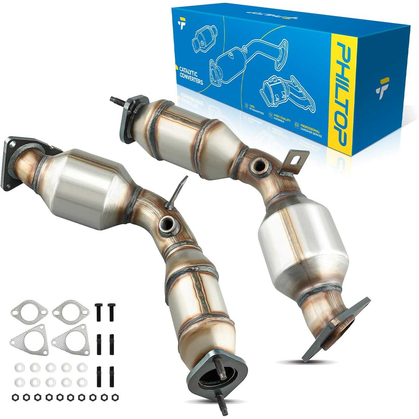 2007-2008 INFINITI G35 3.5L V6; 2014-2017 INFINITI QX50 3.7L V6 | Catalytic Converter | OE#B08B31ET0B/16198 - PHILTOP