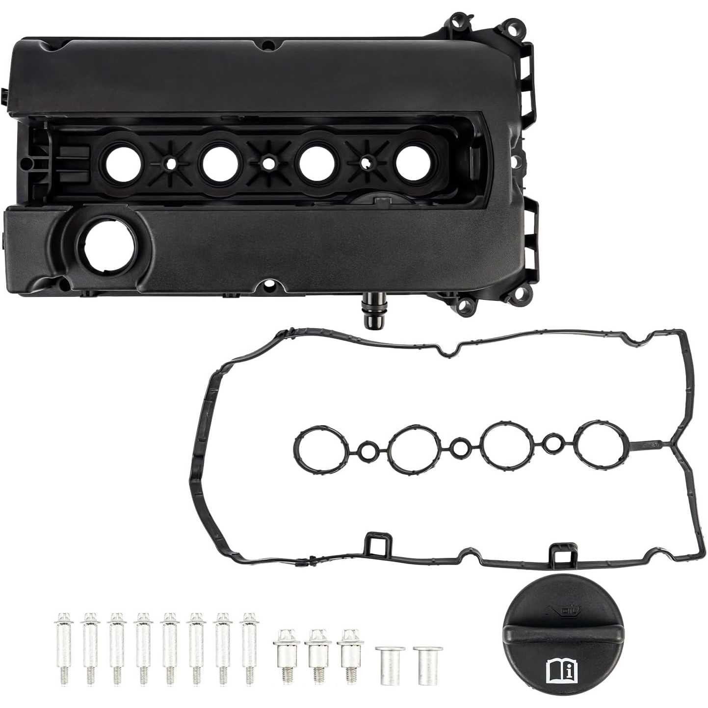 Engine Valve Cover Compatible with Chevy Sonic 2012-2018, Cruze 2011-2015 & 2016 Limited, Aveo/Aveo5 2009-2011