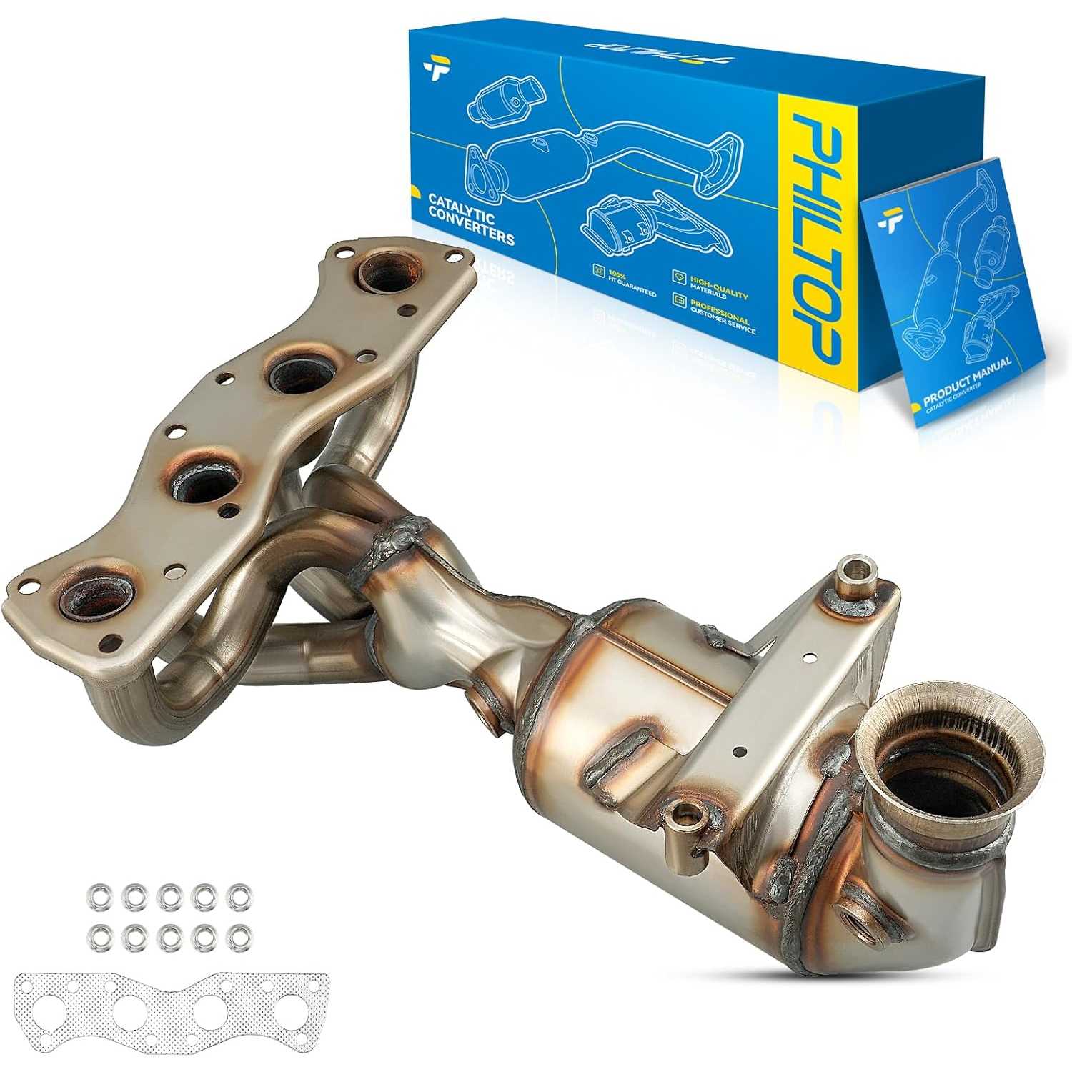 2007-2015 Mini Cooper 1.6L L4 | Catalytic Converter | OE#18407559400/16650 - PHILTOP