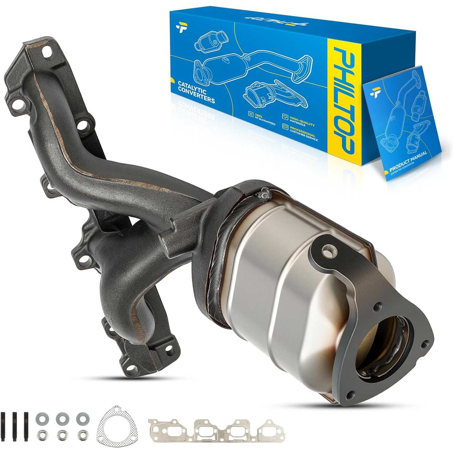 2009-2010 Chevrolet Malibu 2.4L | Front Catalytic Converter | OE#12626525/16579 - PHILTOP