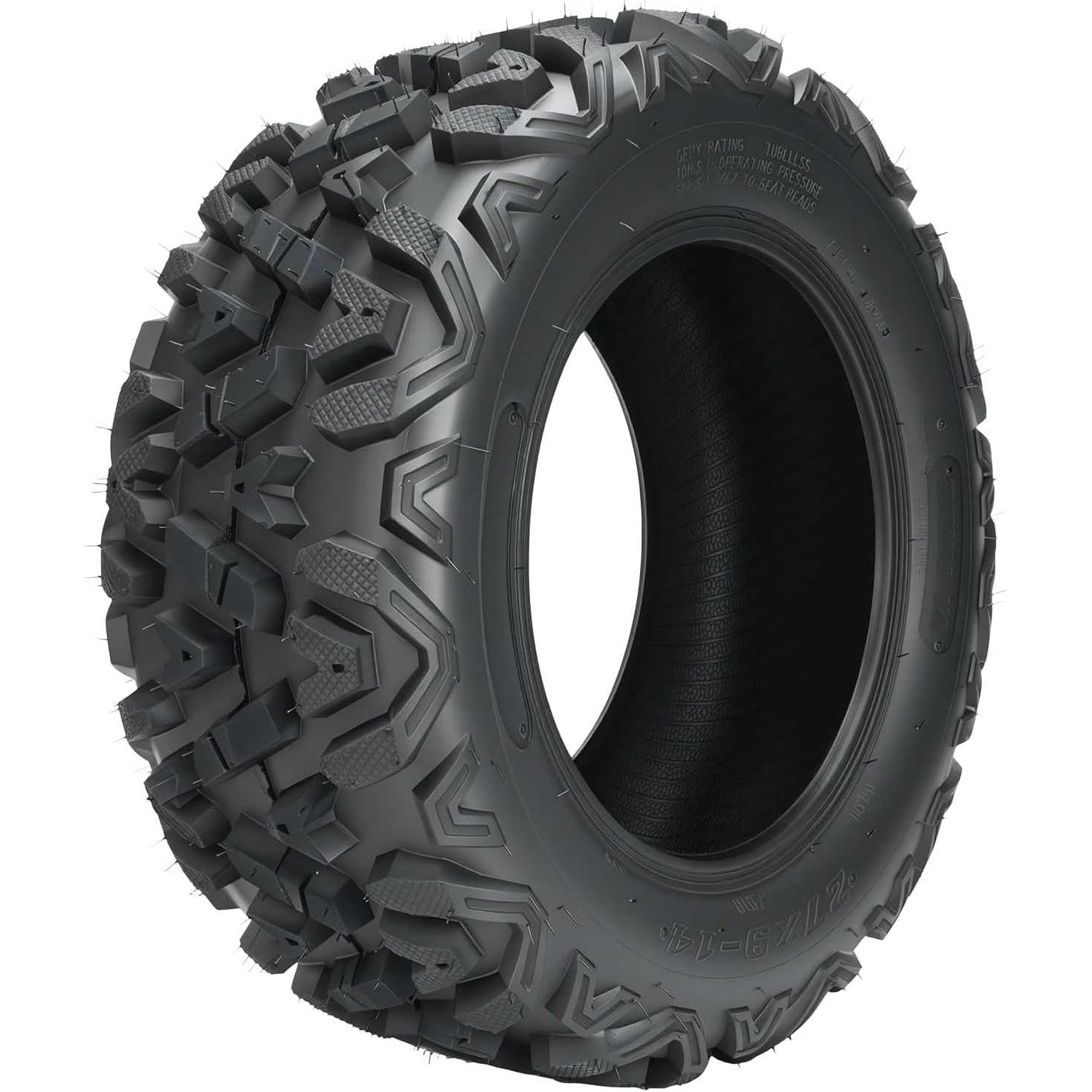 27x9-14 ATV UTV Tires, 6-Ply Super Mud All-Terrain Off-Road Tires,Set of 1
